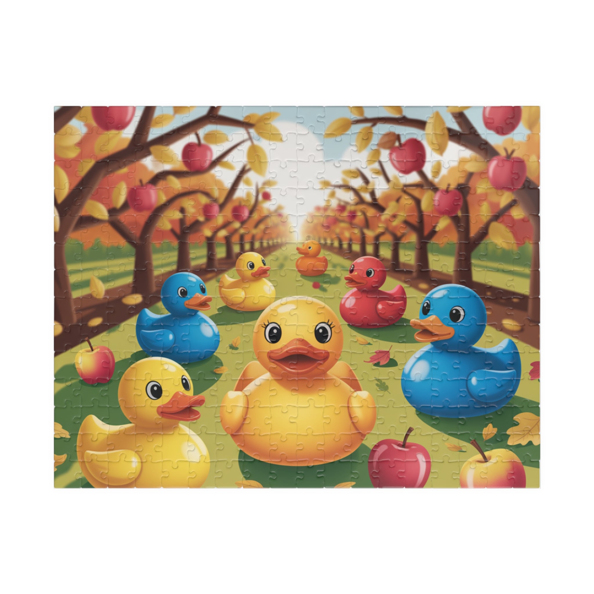 Autumn Apples Puzzle, Fun Family Activity, Perfect for Thanksgiving, Cozy Nights In, Unique Gift Idea, Seasonal Decor
