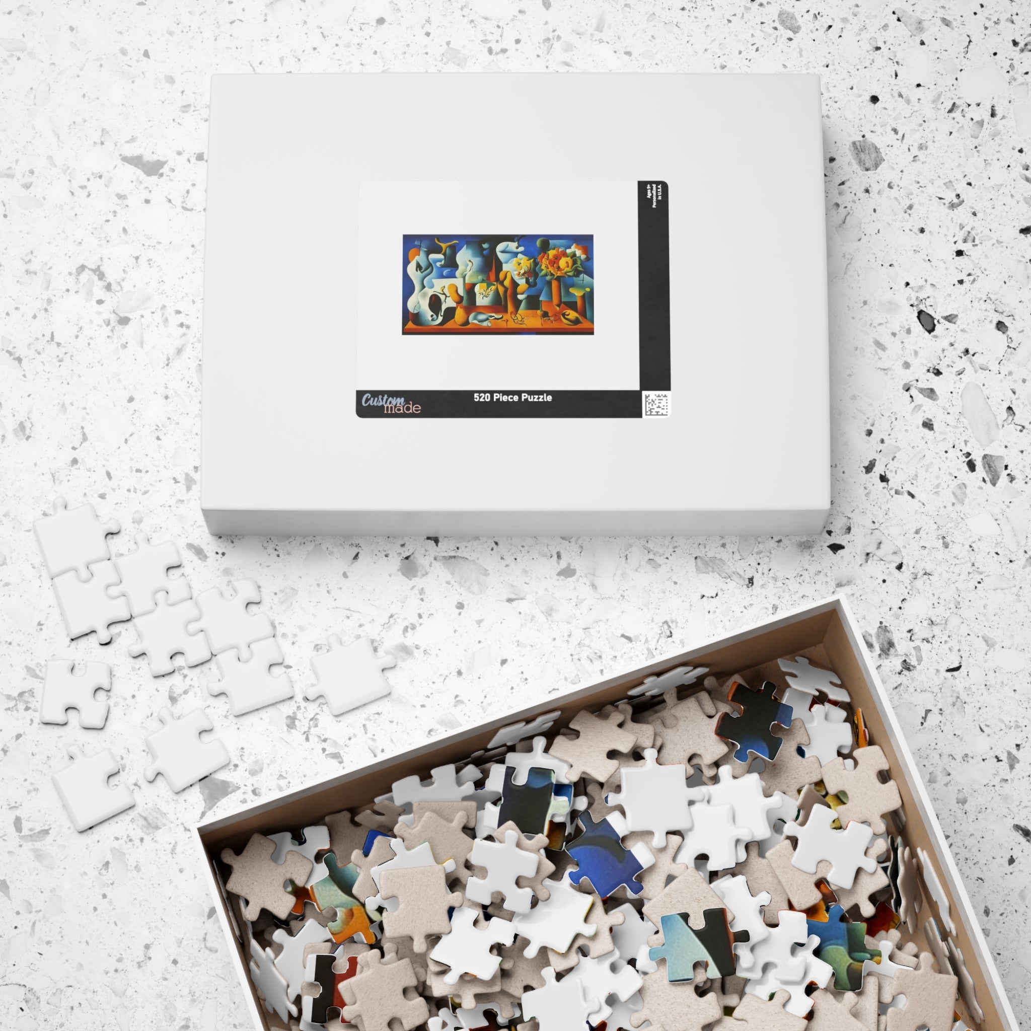 Abstract Flowers Series 2 Puzzle (110, 252, 520, 1014-piece)