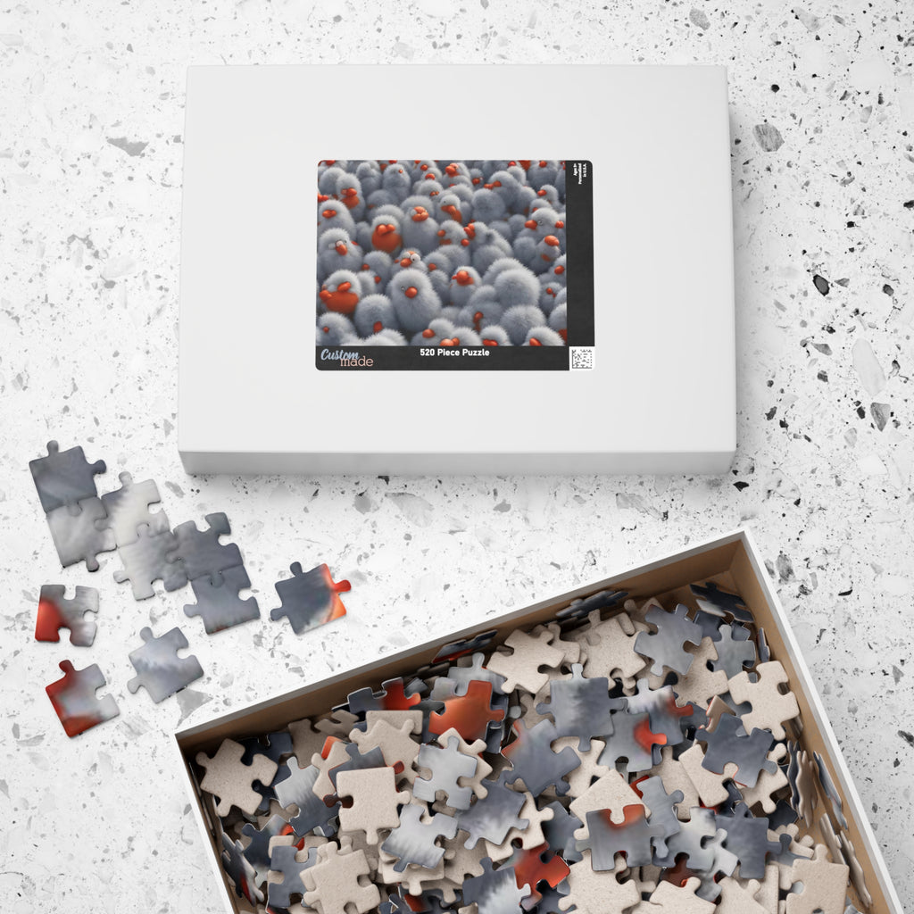 Fluffy Bird Cartoon Puzzle