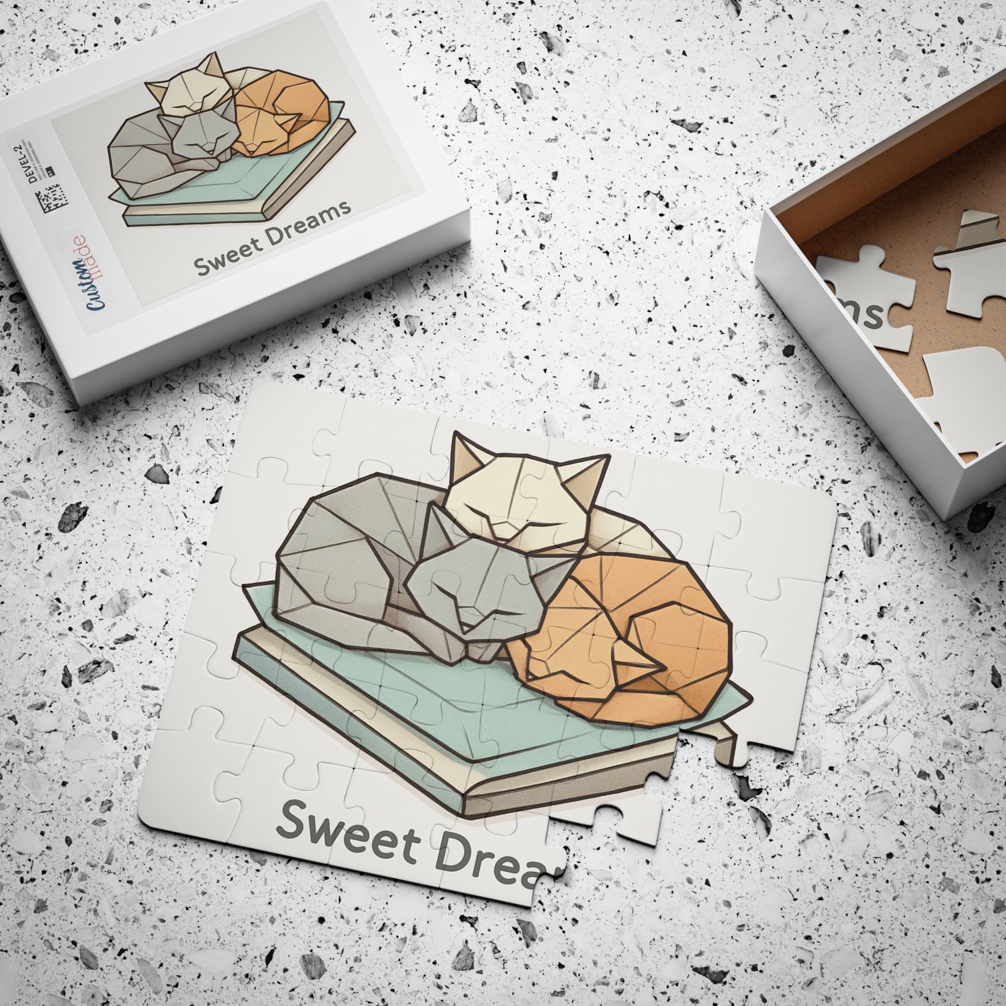Sleepy Kitties Puzzle — Kids 30-Piece "Sweet Dreams" Sleeping Cats
