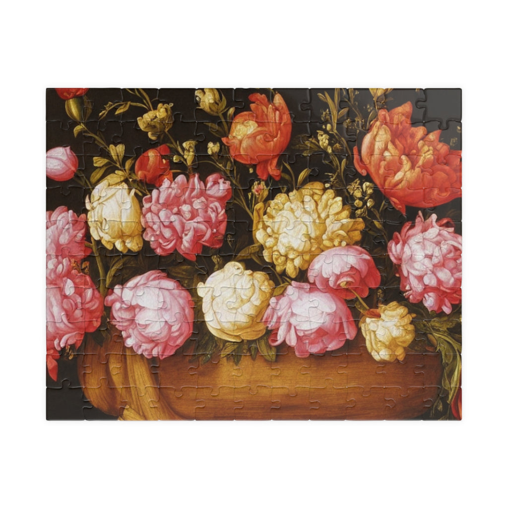 Floral Still Life Puzzle — 500–1000 Piece Decorative Jigsaw