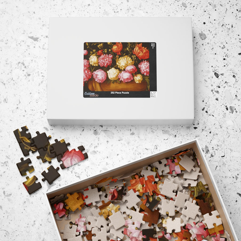 Floral Still Life Puzzle — 500–1000 Piece Decorative Jigsaw