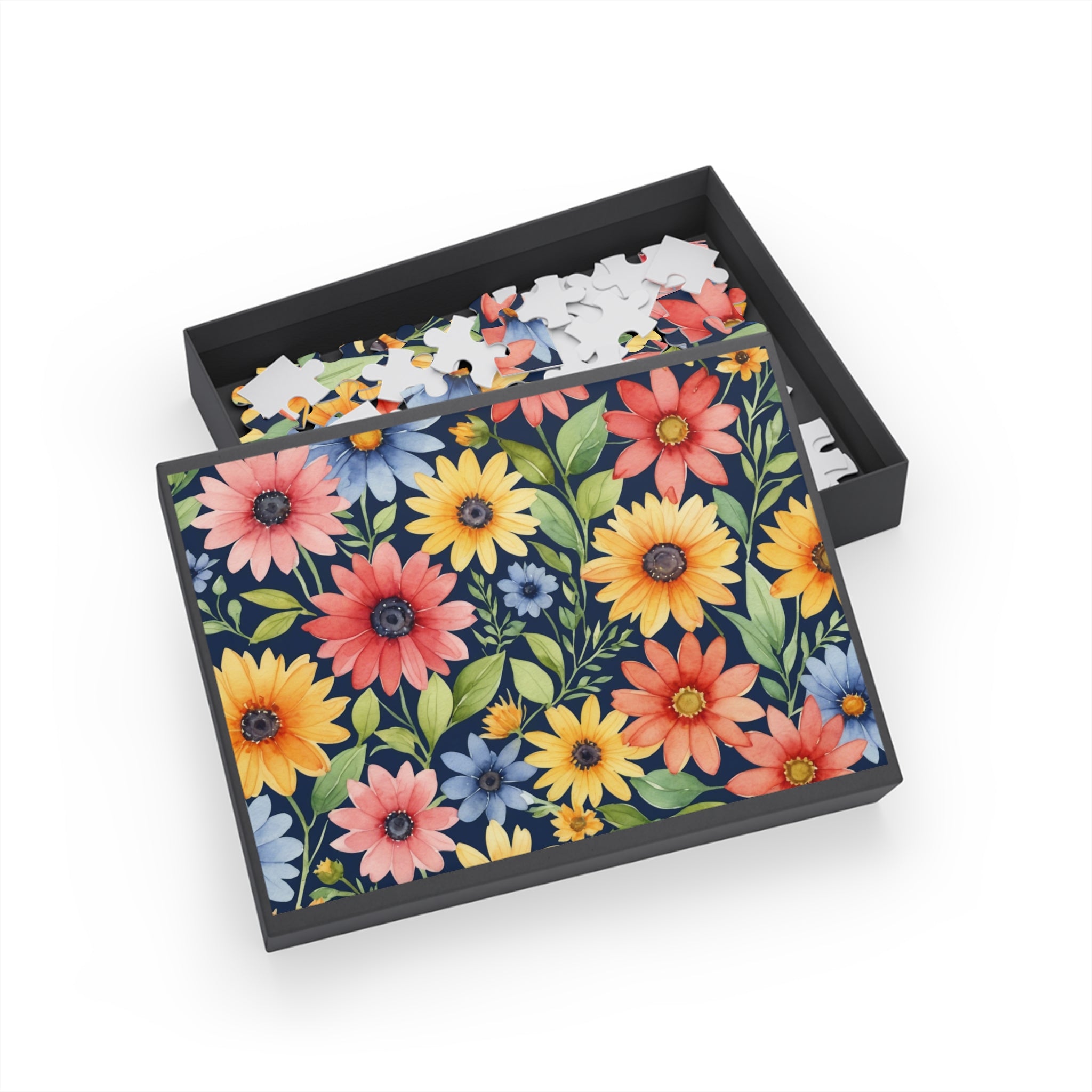 Waterclor Flowers Puzzle (96, 252, 500, 1000-Piece)