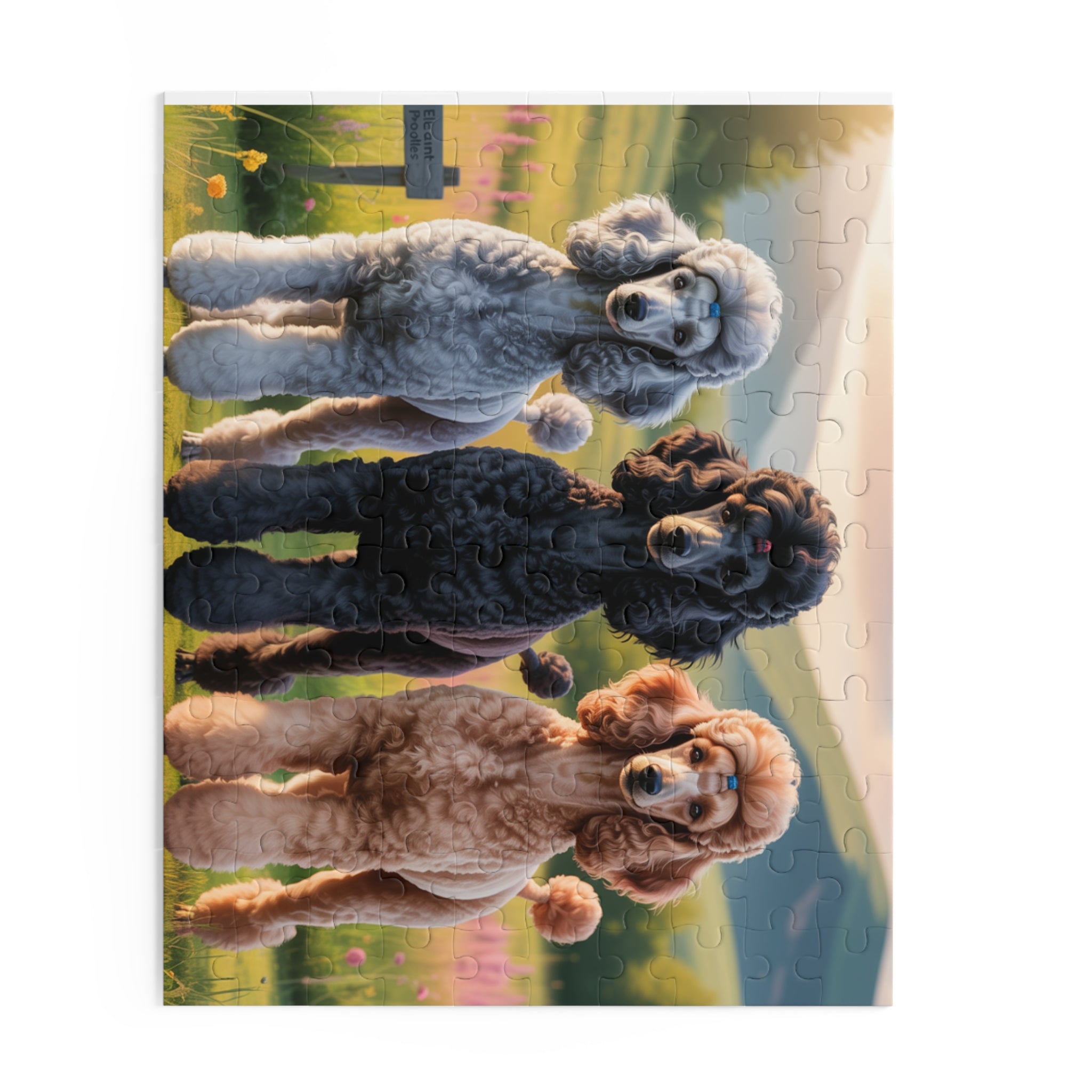 Colorful Poodle Jigsaw Puzzle - Perfect Gift for Dog Lovers, Family Fun, Pet-Themed Home Decor, Puzzle Night, Relaxation Activity