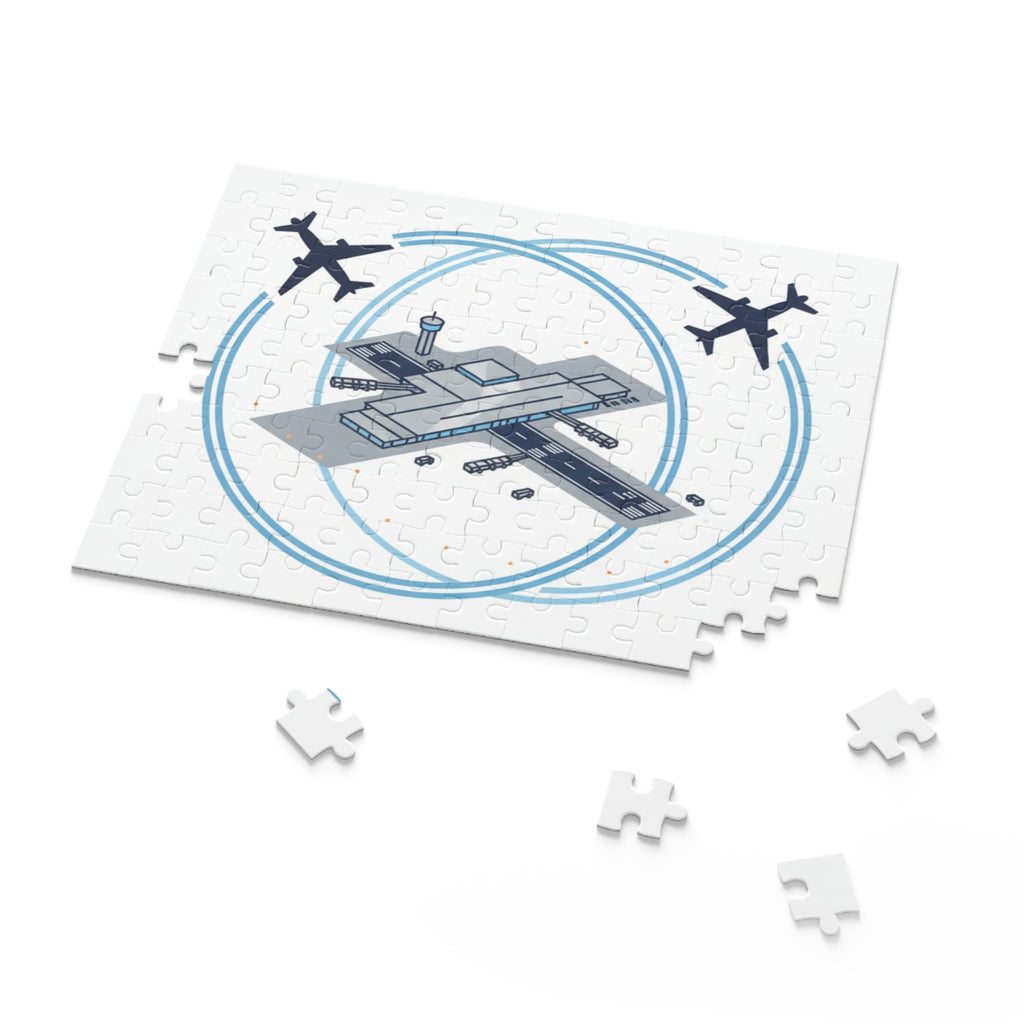 Airport & Airplane Jigsaw Puzzle — 120/252/500-Piece Travel Puzzle