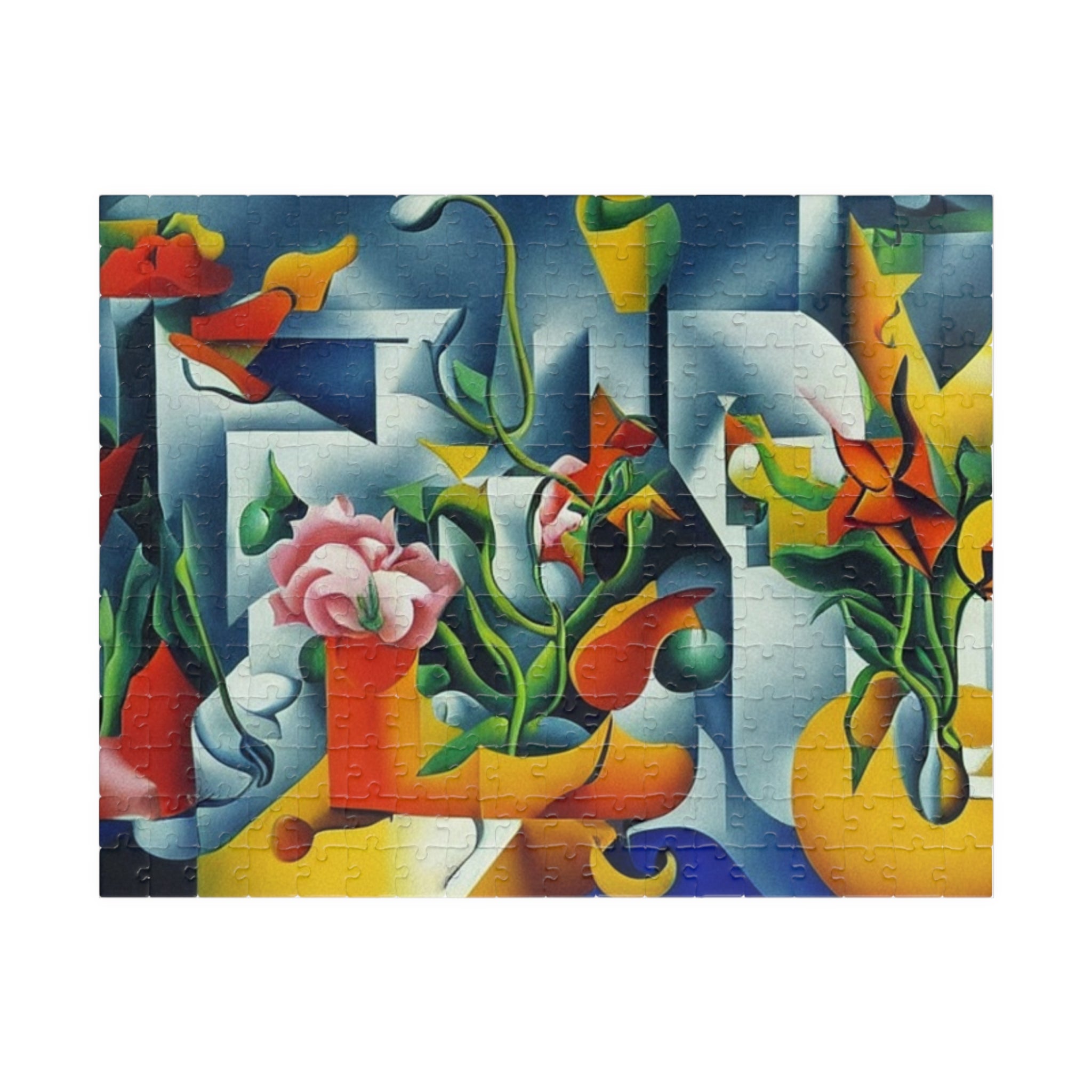 Abstract Flowers Series 5 Puzzle (110, 252, 520, 1014-piece)