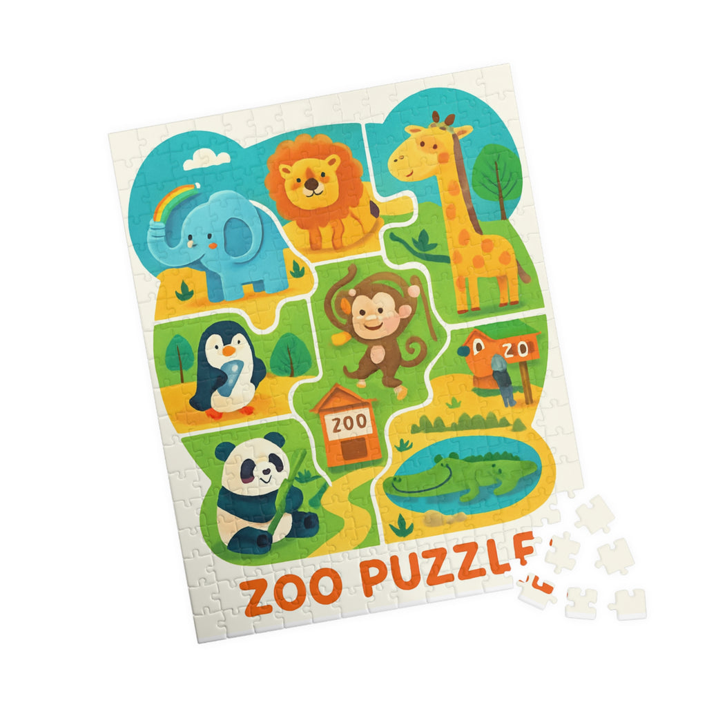 Zoo Animals Kids Puzzle — 110/252/520/1014-Piece Educational Jigsaw