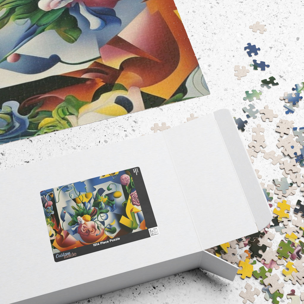 Abstract Flowers Series 4 Puzzle (110, 252, 520, 1014-piece)