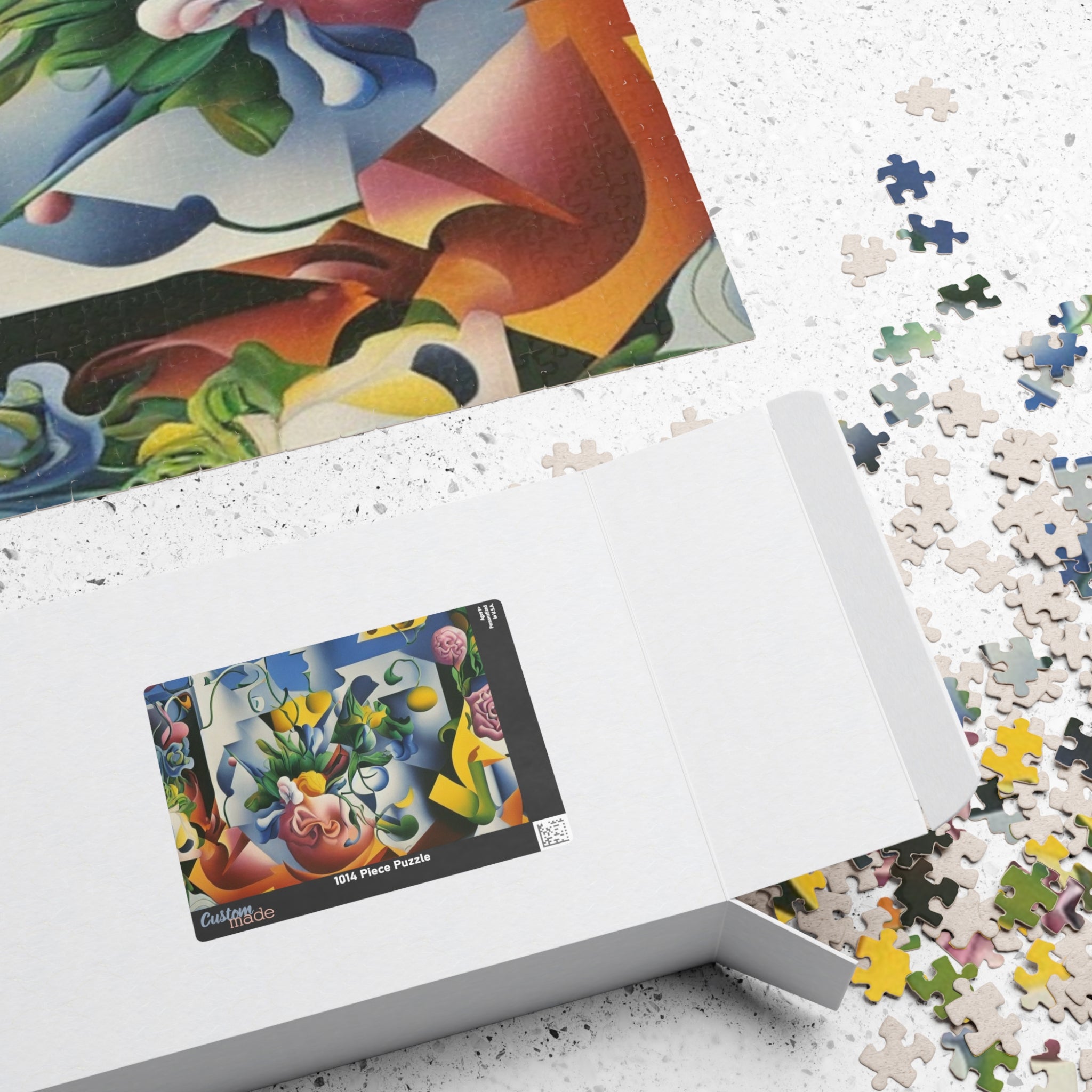 Abstract Flowers Series 4 Puzzle (110, 252, 520, 1014-piece)