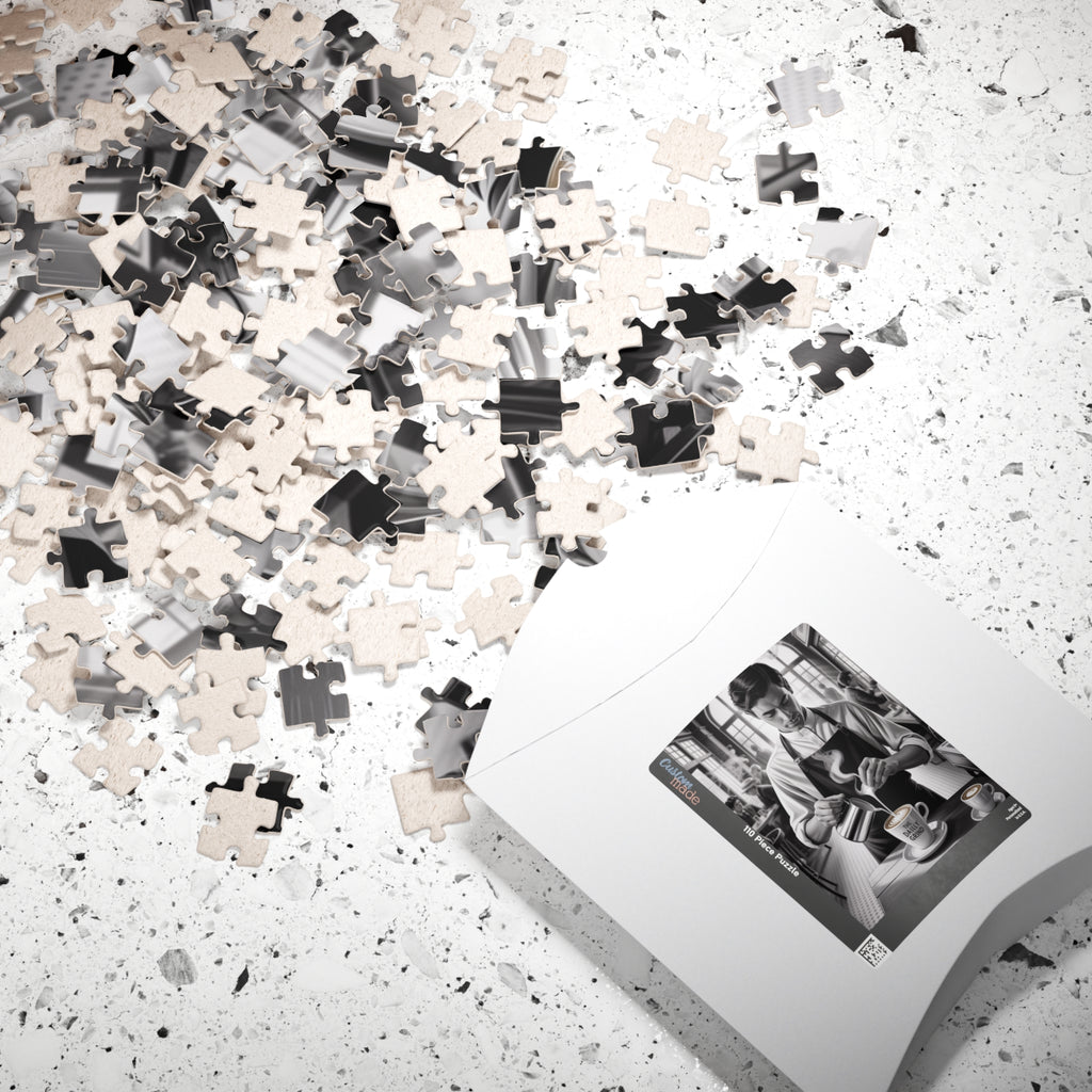 Coffee Shop Puzzle - Daily Grind Atmosphere, Perfect Gift for Coffee Lovers, Family Fun Activity, Home Decor, Cozy Vibes, Puzzle Enthusiasts