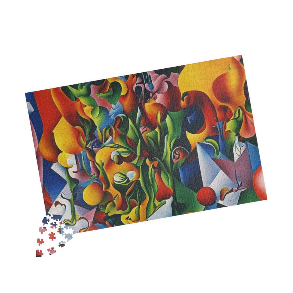 Abstract Flowers Series 1 Puzzle (110, 252, 520, 1014-piece)