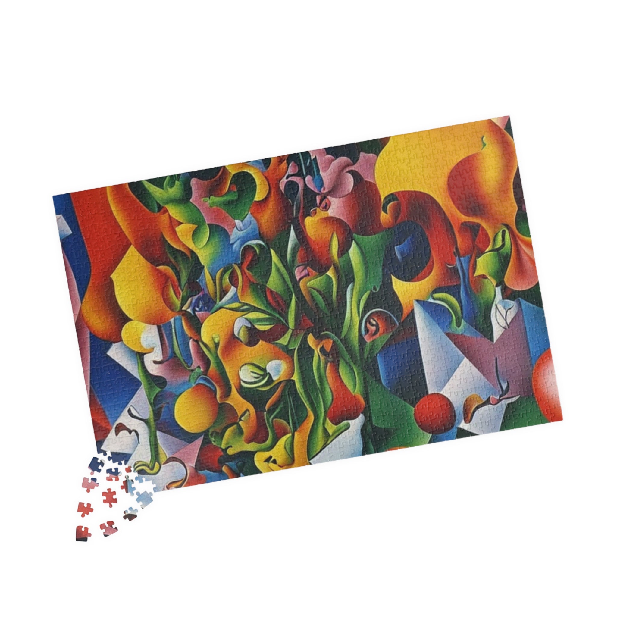 Abstract Flowers Series 1 Puzzle (110, 252, 520, 1014-piece)