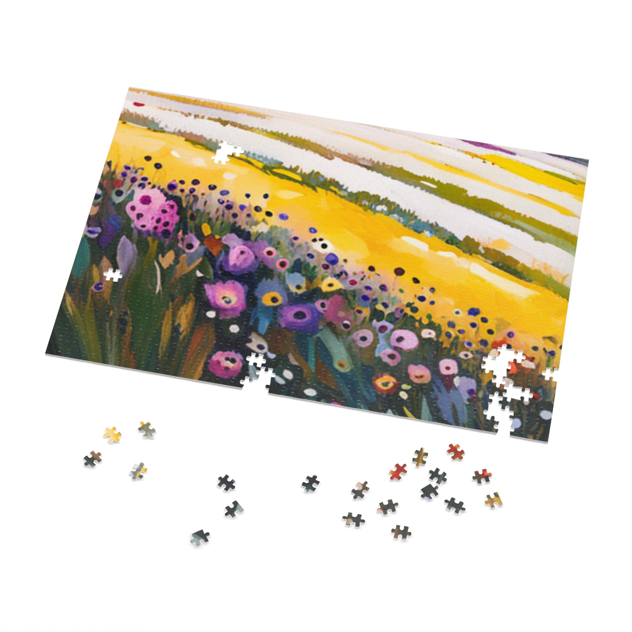 Field of Flower Jigsaw Puzzle (30, 110, 252, 500,1000-Piece)