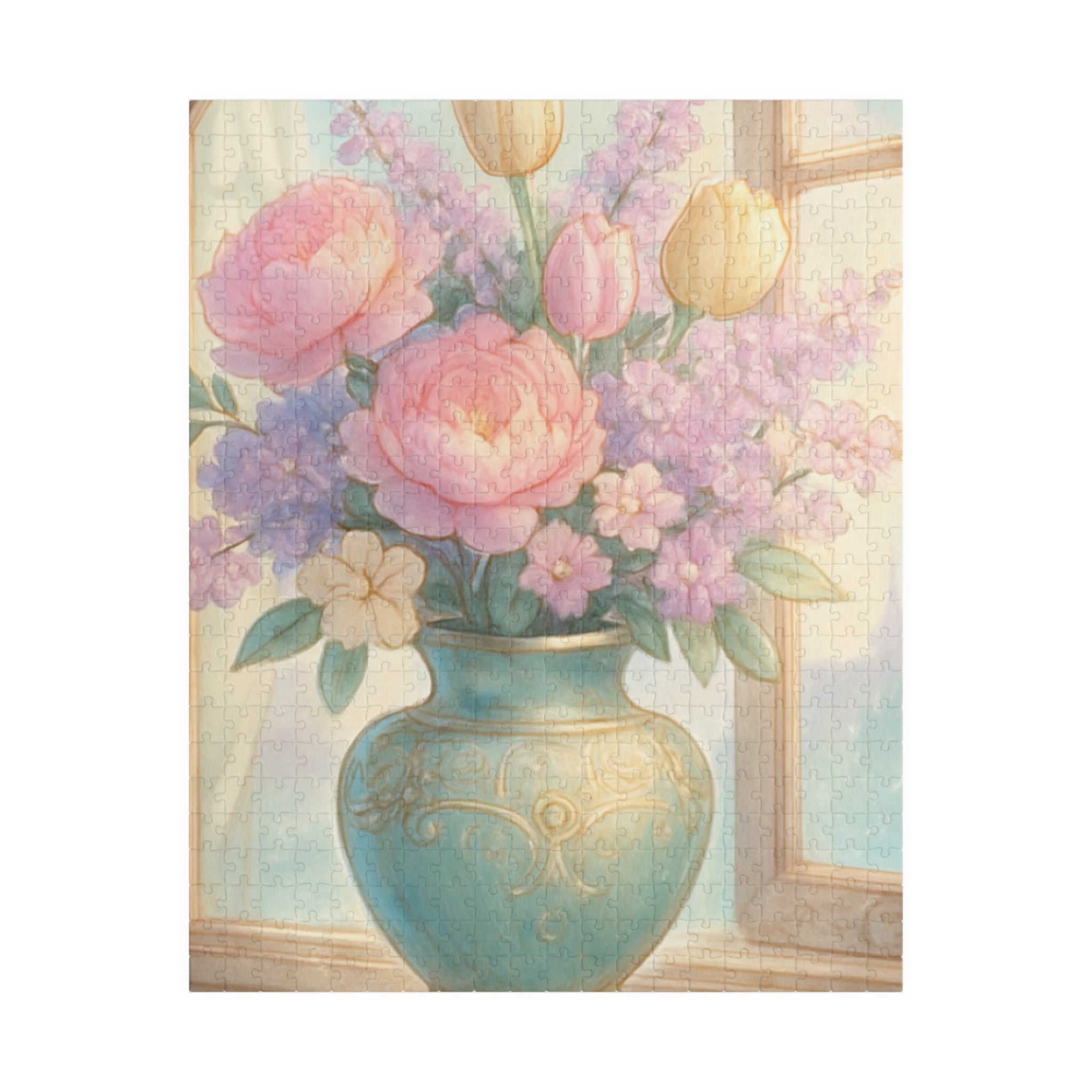 Floral Window Bouquet Puzzle —