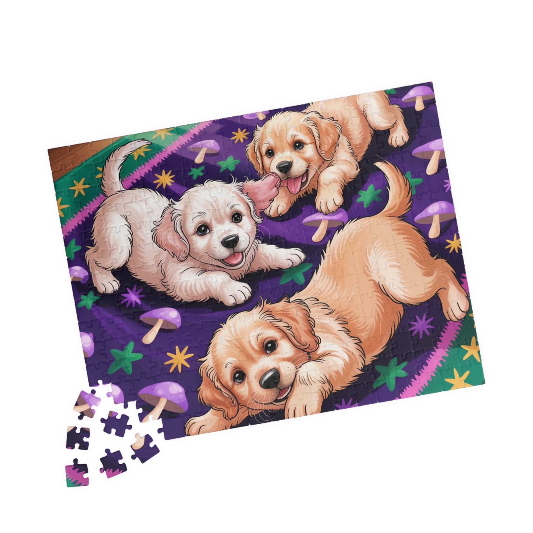 Dog Lovers Puzzle - 110, 252, 520, 1014-piece with Cute Puppies, Fun Gift for Pet Owners, Family Activities, Birthday, Holiday, Home Decor