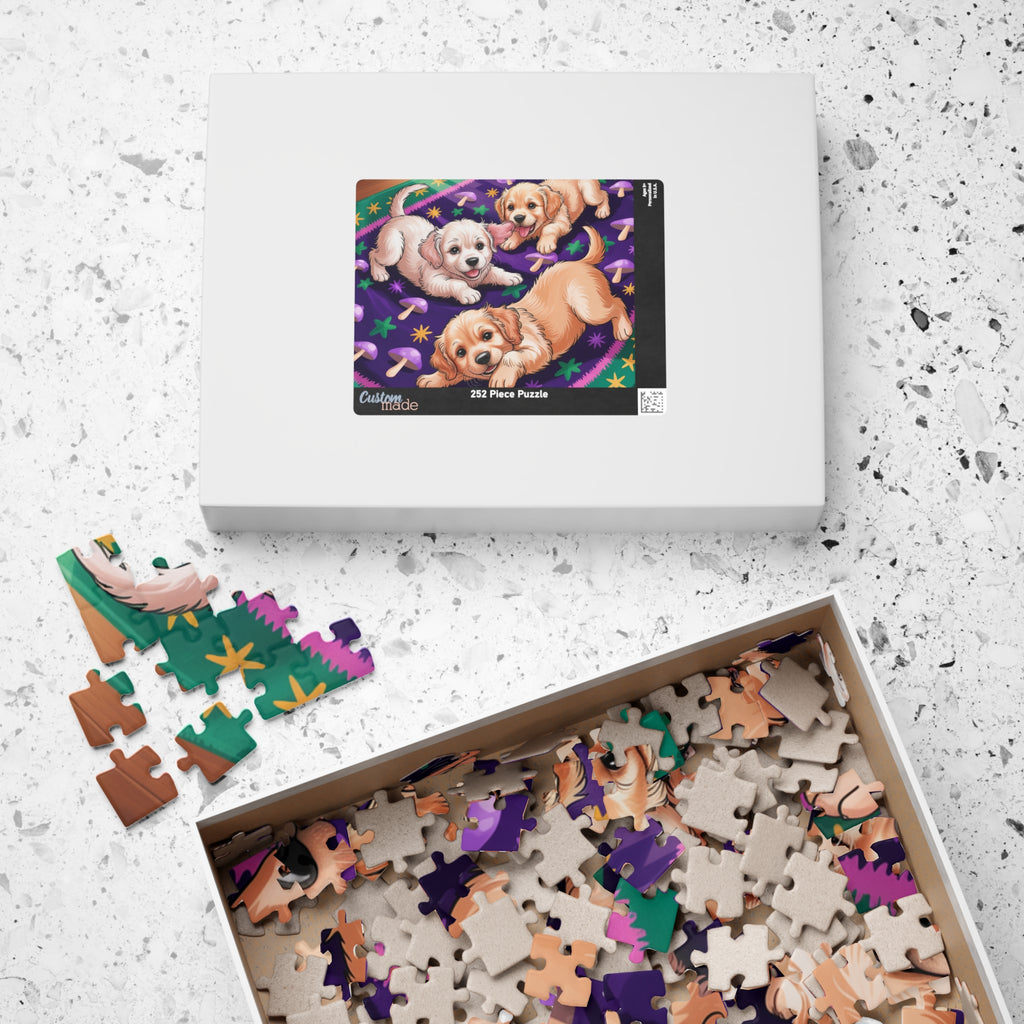 Dog Lovers Puzzle - 110, 252, 520, 1014-piece with Cute Puppies, Fun Gift for Pet Owners, Family Activities, Birthday, Holiday, Home Decor