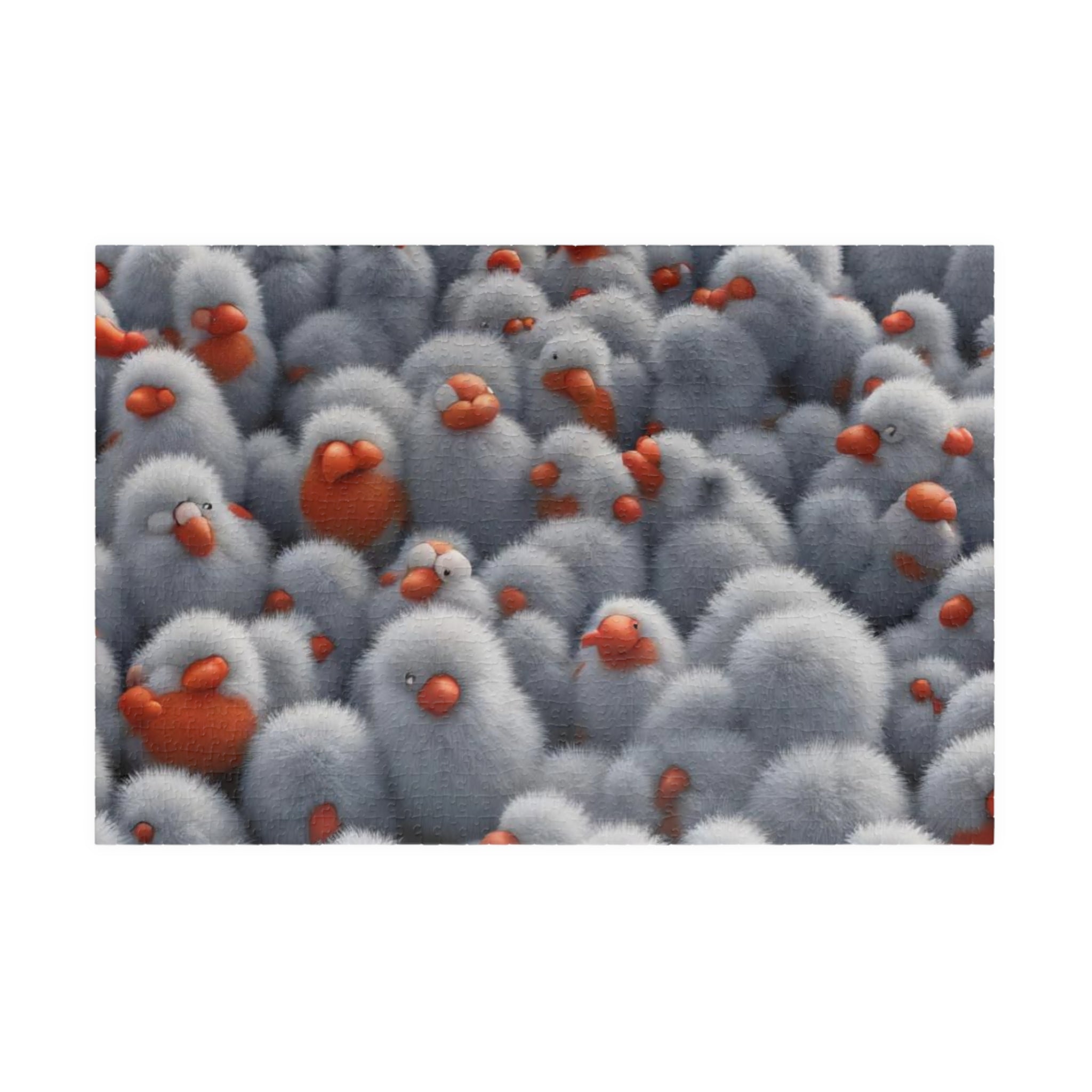 Fluffy Bird Cartoon Puzzle