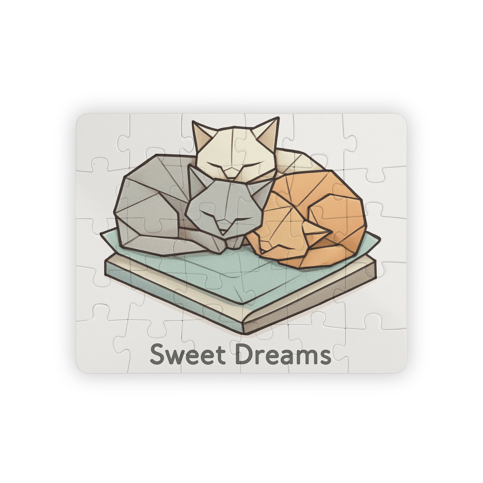 Sleepy Kitties Puzzle — Kids 30-Piece "Sweet Dreams" Sleeping Cats