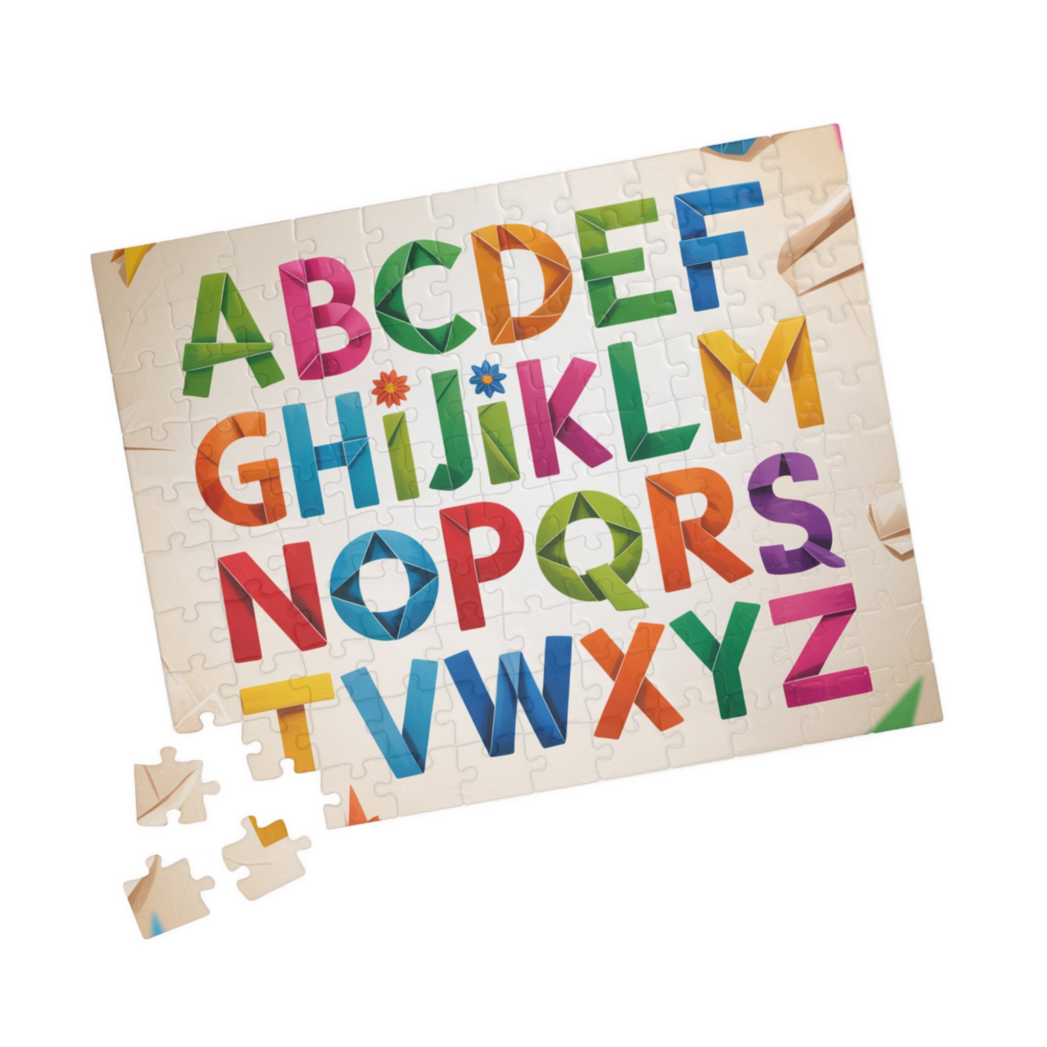 Colorful ABC Puzzle for Kids, Educational Fun, Perfect for Family Game Night, Toddler Learning, Birthday Gift