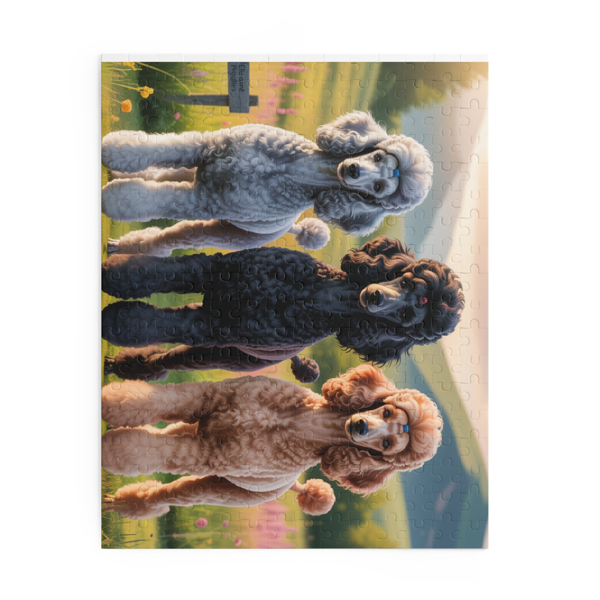 Colorful Poodle Jigsaw Puzzle - Perfect Gift for Dog Lovers, Family Fun, Pet-Themed Home Decor, Puzzle Night, Relaxation Activity