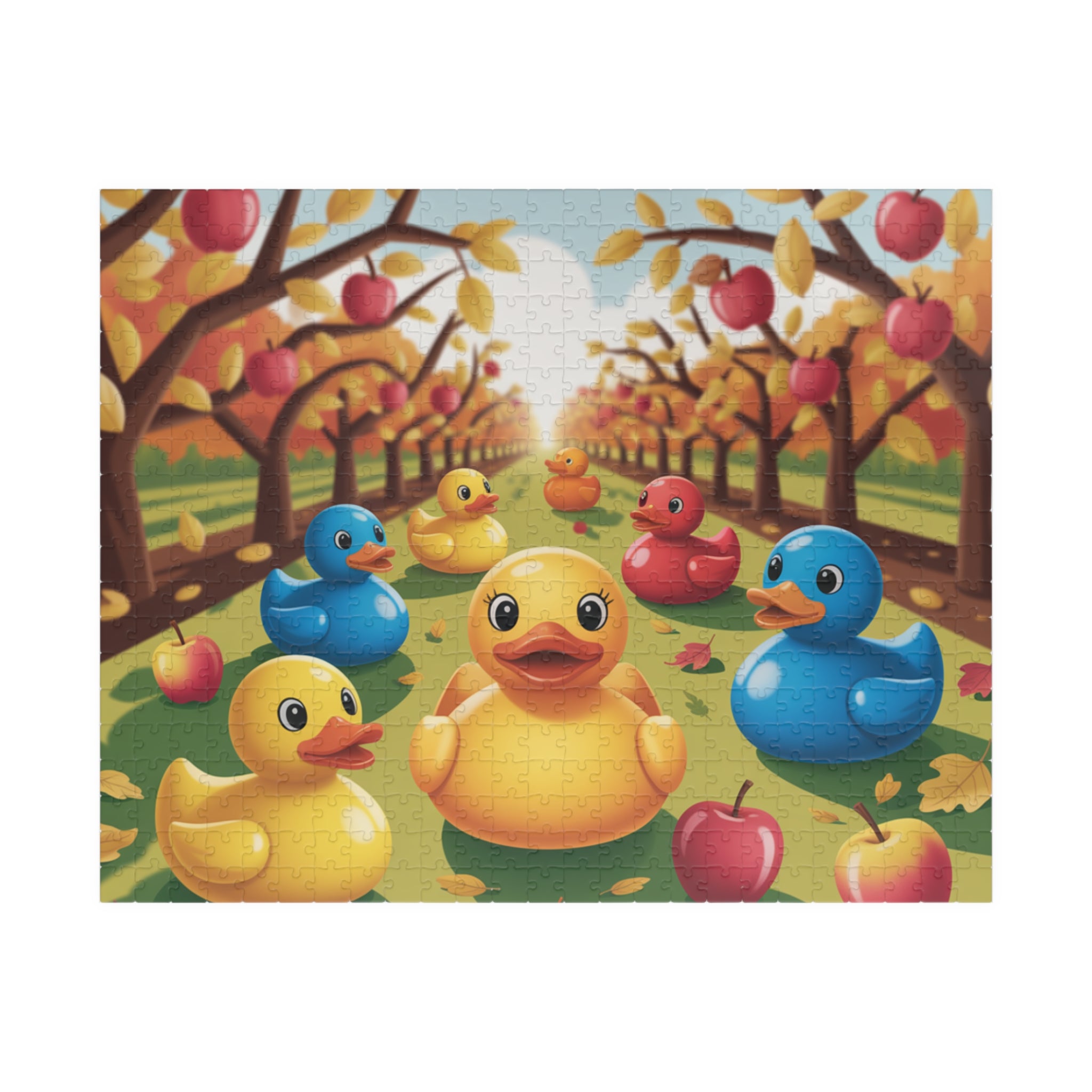 Autumn Apples Puzzle, Fun Family Activity, Perfect for Thanksgiving, Cozy Nights In, Unique Gift Idea, Seasonal Decor