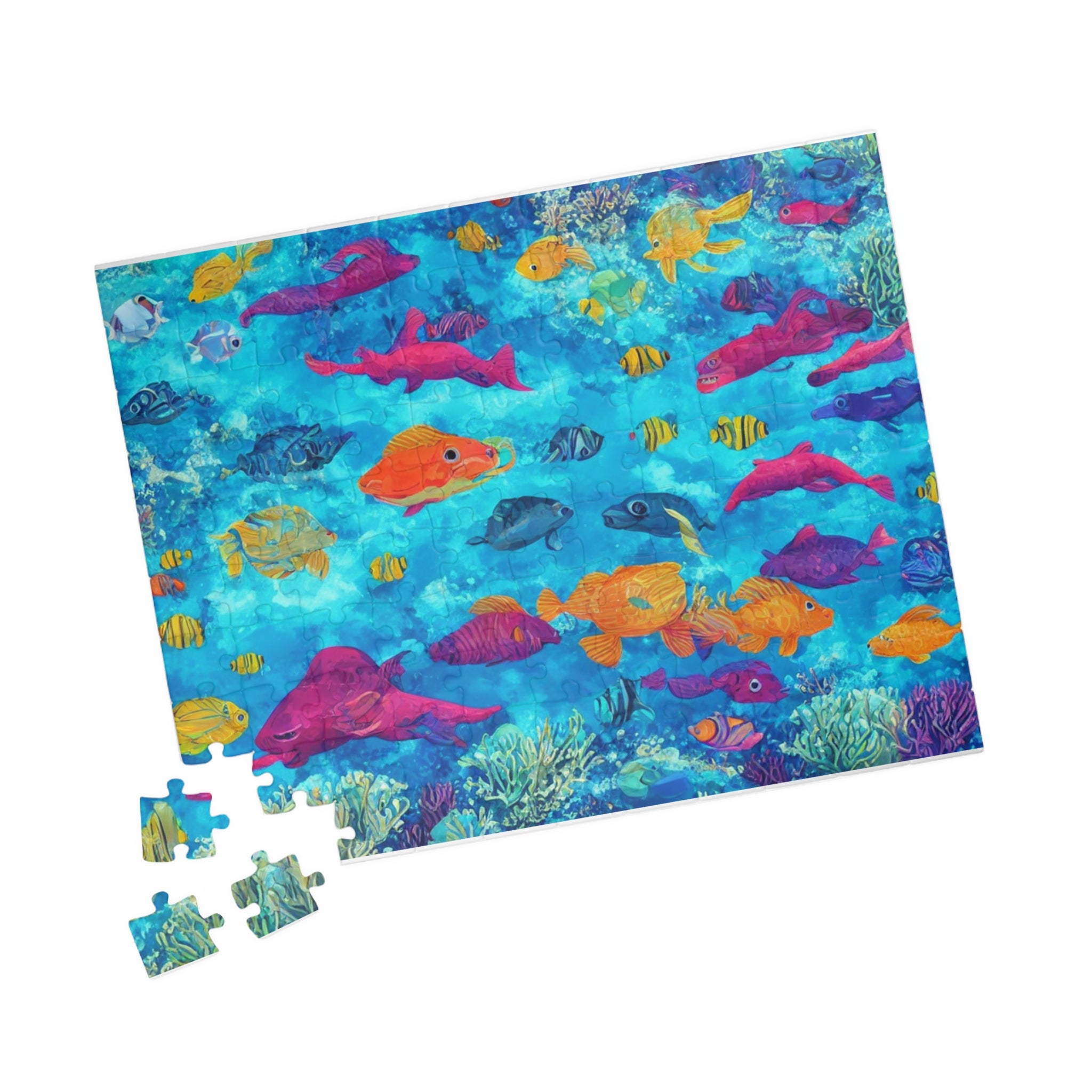 Colorful Underwater Sea life Puzzle