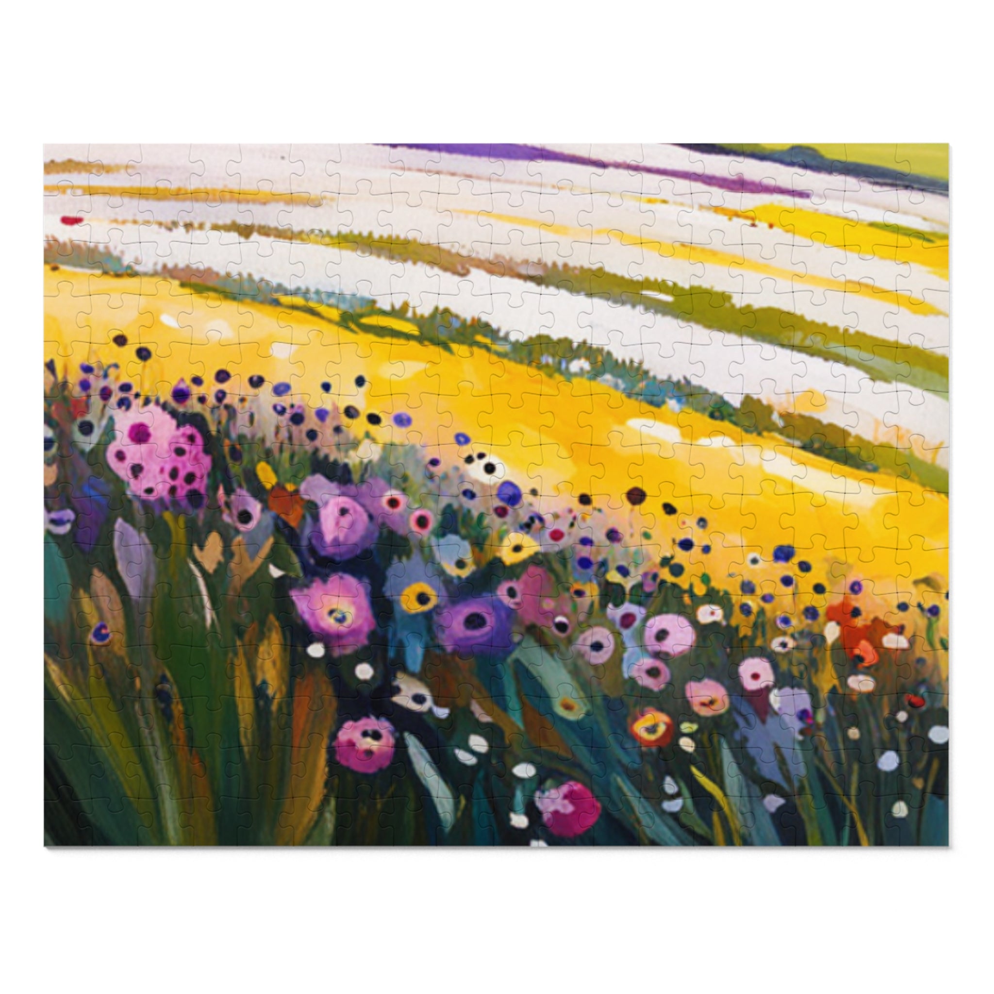 Field of Flower Jigsaw Puzzle (30, 110, 252, 500,1000-Piece)