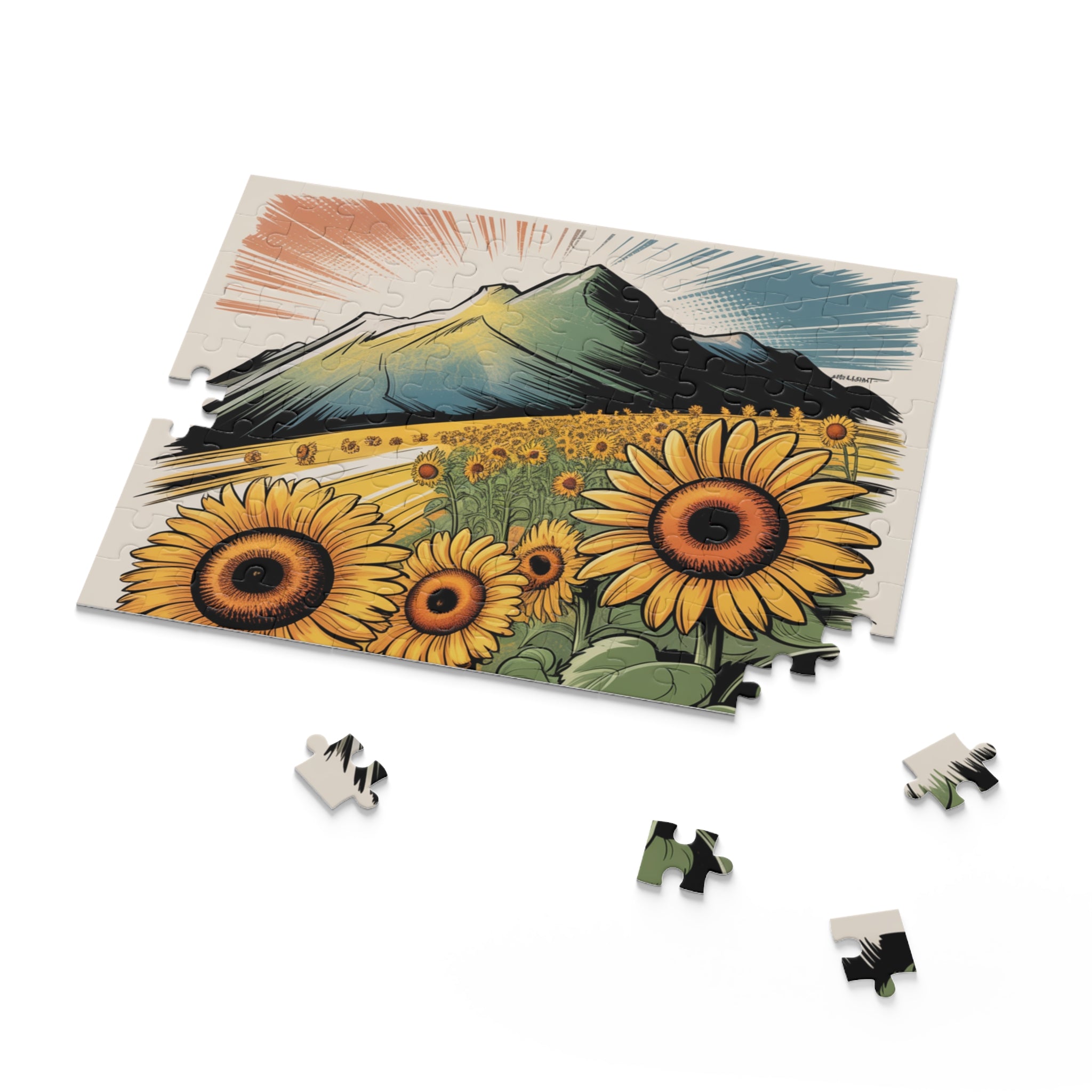 Sunflower Mountain Puzzle —