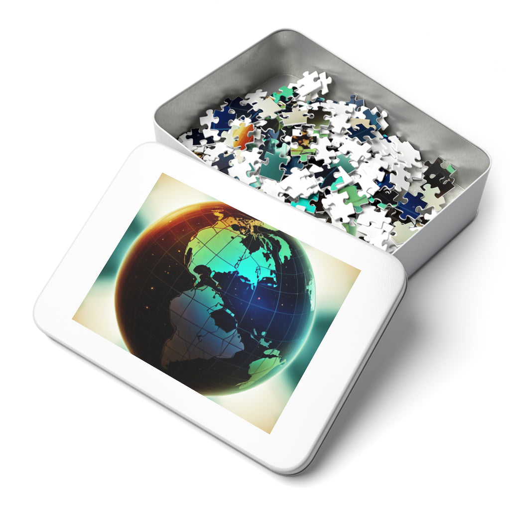 World Globe Jigsaw Puzzle —