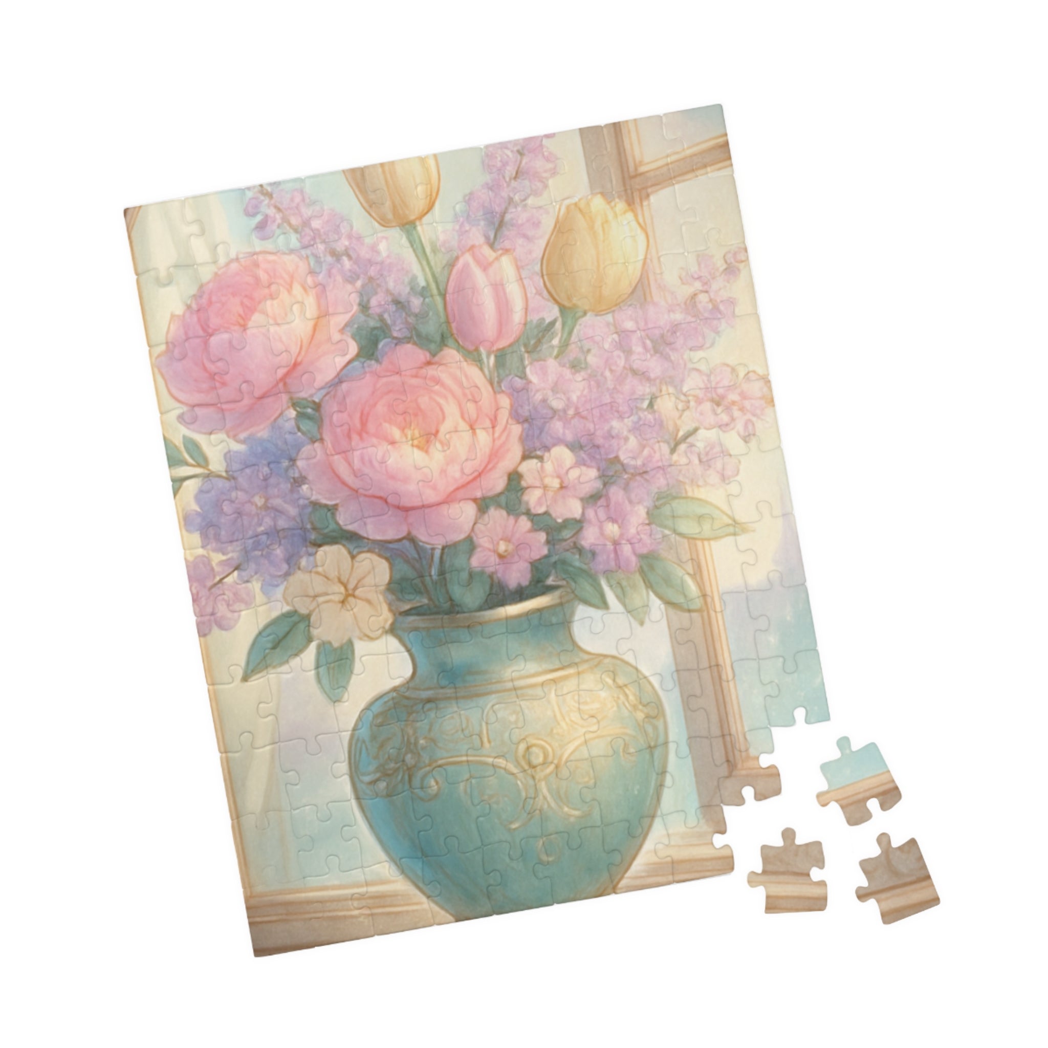Floral Window Bouquet Puzzle —