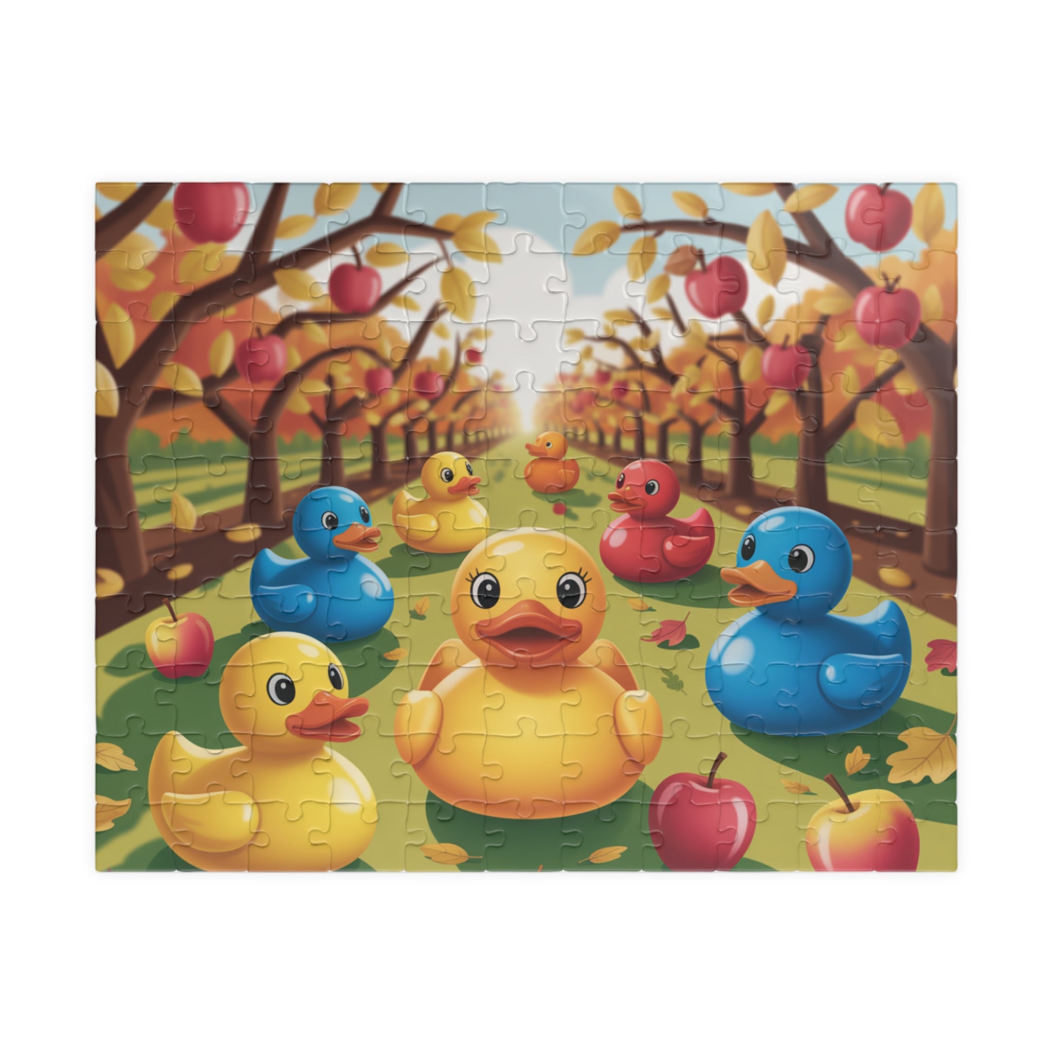 Autumn Apples Puzzle, Fun Family Activity, Perfect for Thanksgiving, Cozy Nights In, Unique Gift Idea, Seasonal Decor