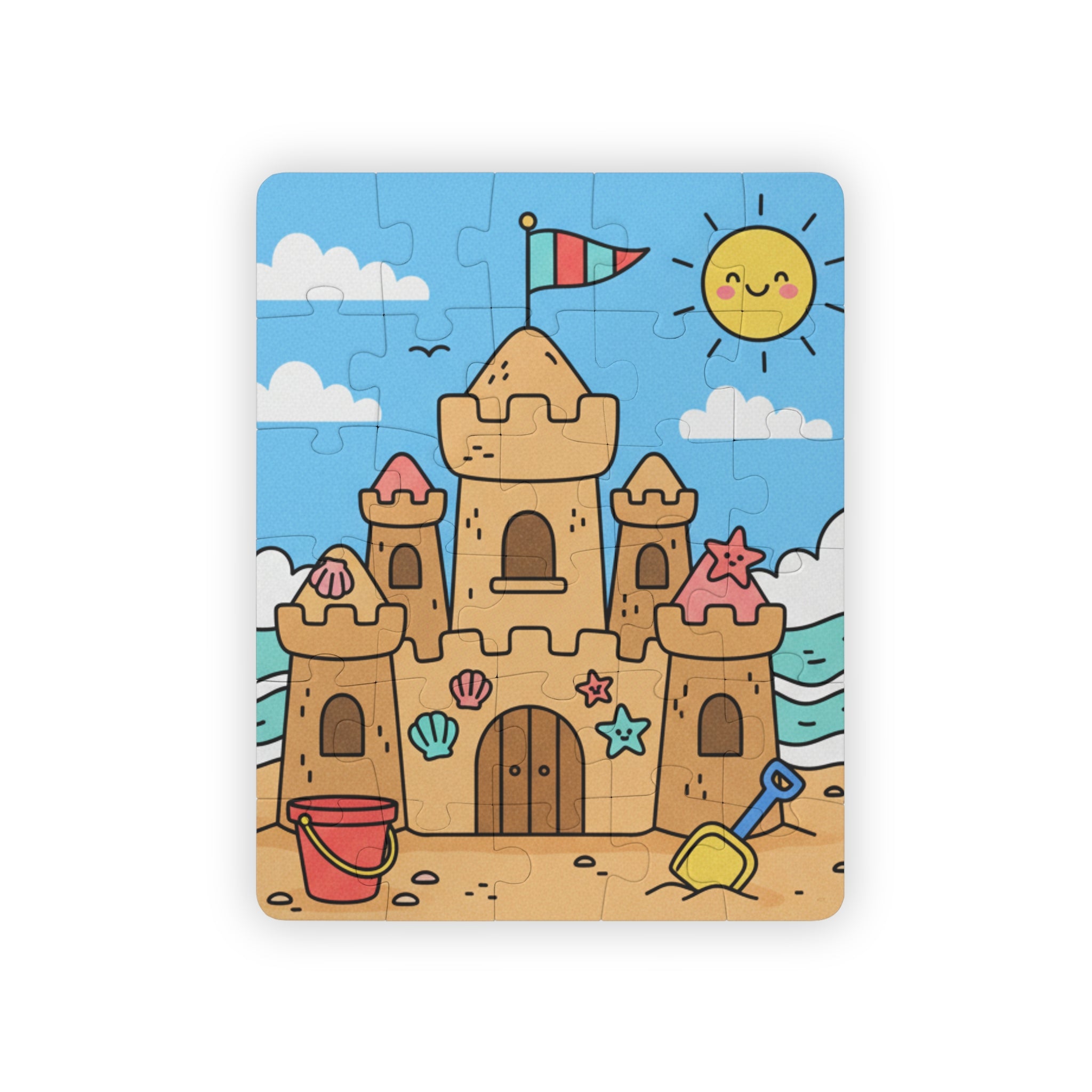 Sandcastle Kids Puzzle — 30-Piece Beach Jigsaw for Toddlers