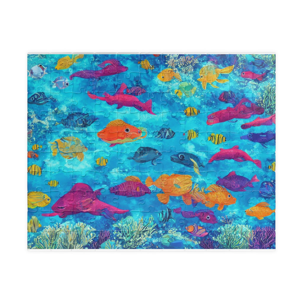 Colorful Underwater Sea life Puzzle