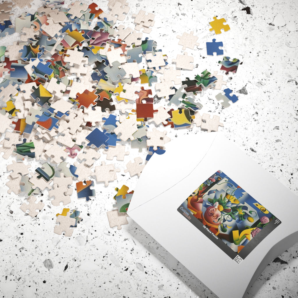 Abstract Flowers Series 4 Puzzle (110, 252, 520, 1014-piece)