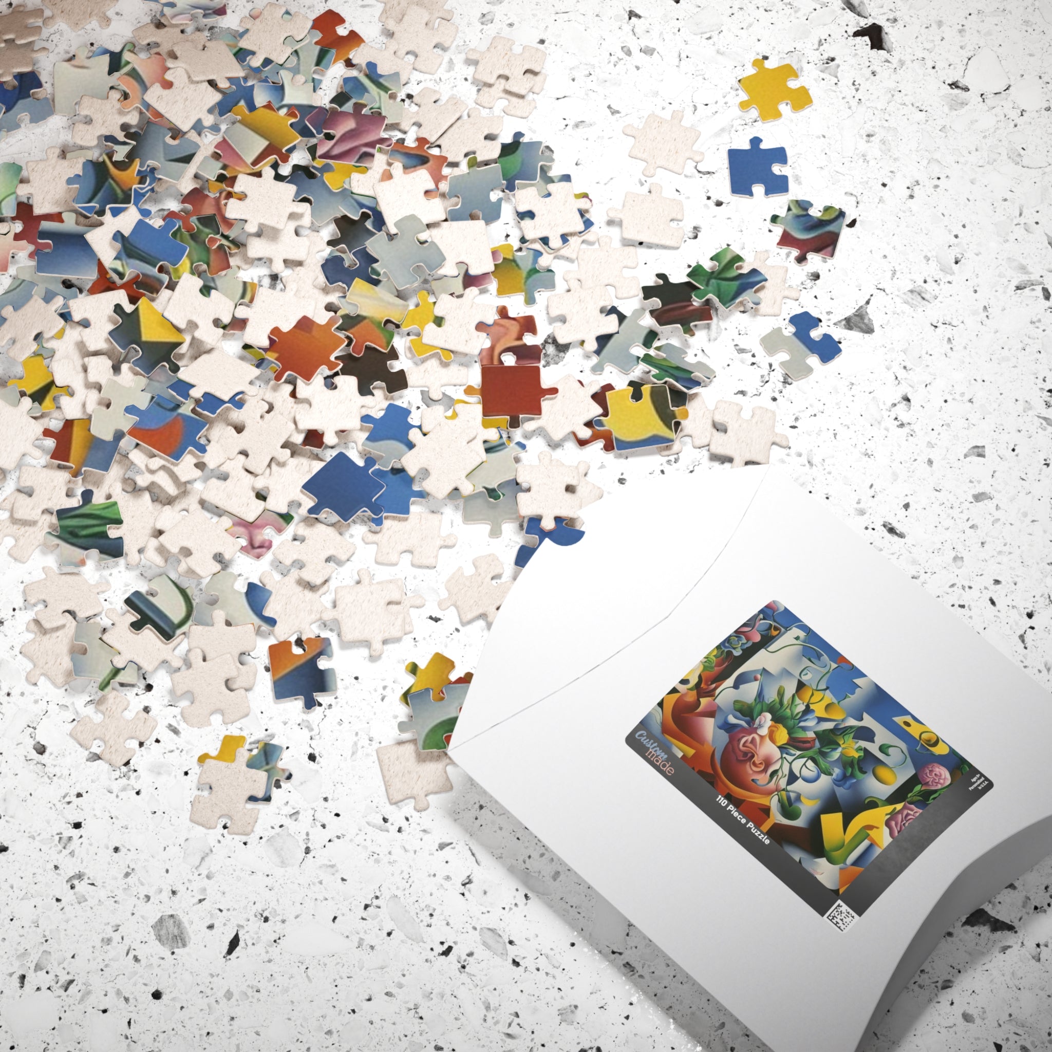 Abstract Flowers Series 4 Puzzle (110, 252, 520, 1014-piece)