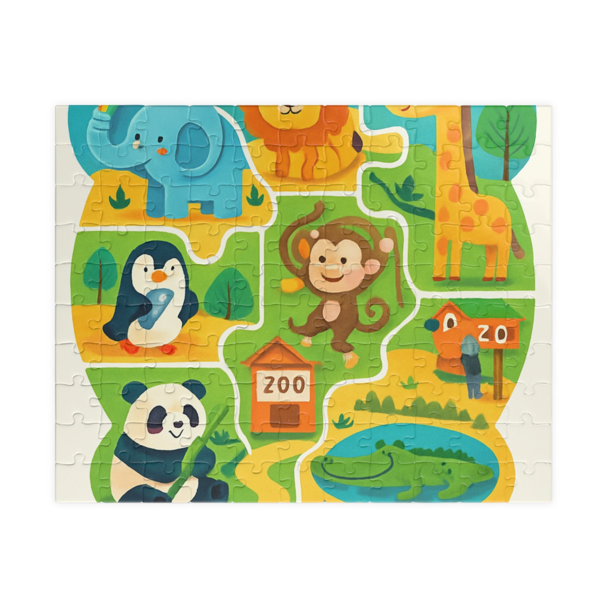 Zoo Animals Kids Puzzle — 110/252/520/1014-Piece Educational Jigsaw