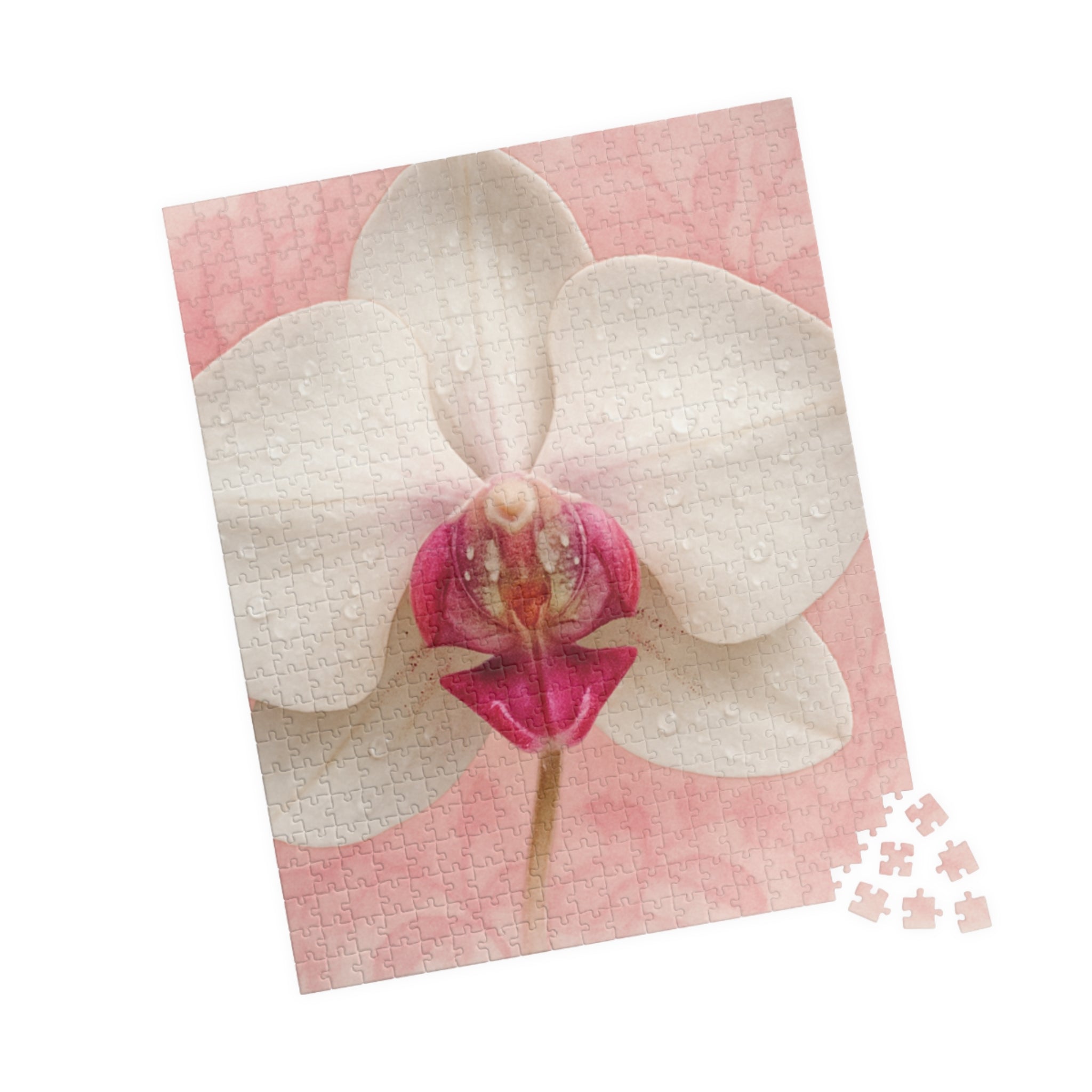 Orchid Blossom in Pink Jigsaw Puzzle —
