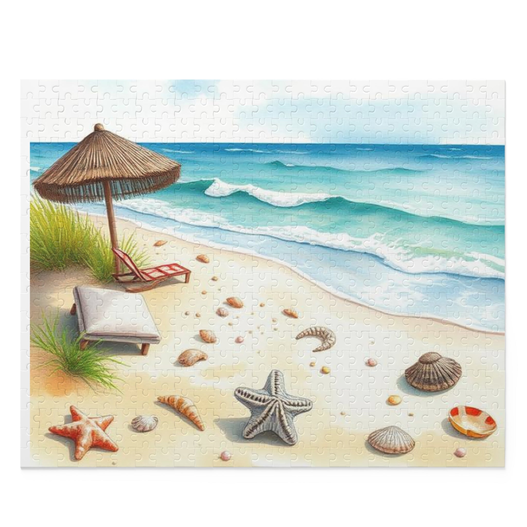 Beach Scene- Relaxing Coastal Series 2