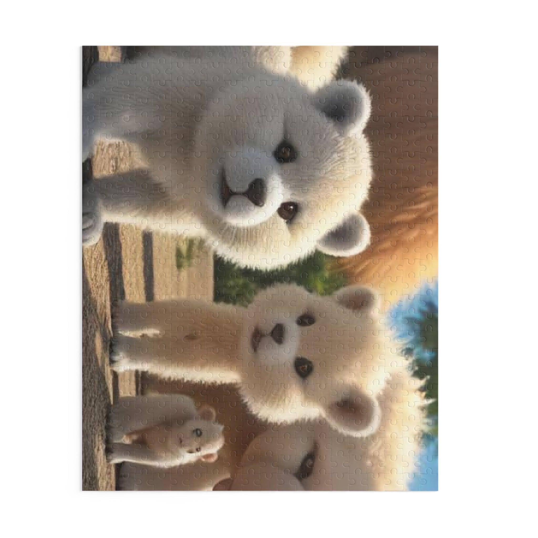 Fluffy Carton Critter Puzzle