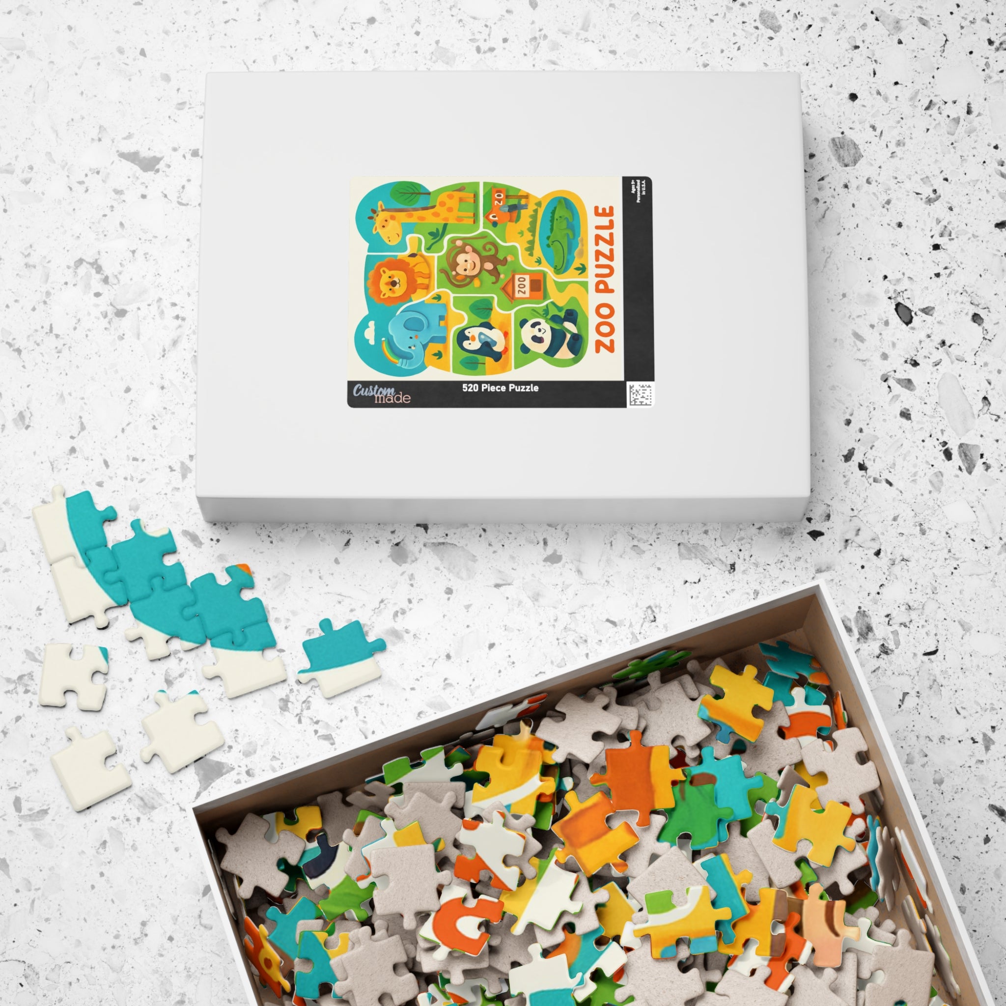 Zoo Animals Kids Puzzle — 110/252/520/1014-Piece Educational Jigsaw