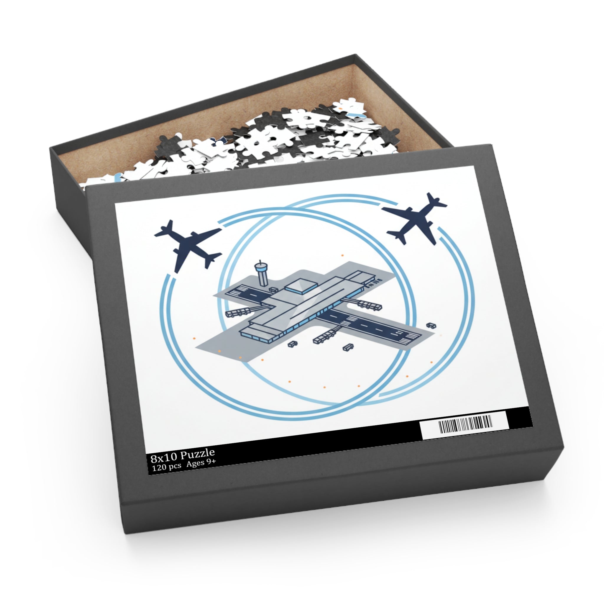 Airport & Airplane Jigsaw Puzzle — 120/252/500-Piece Travel Puzzle