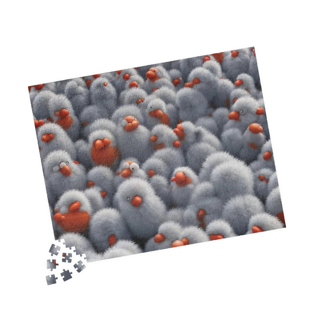 Fluffy Bird Cartoon Puzzle