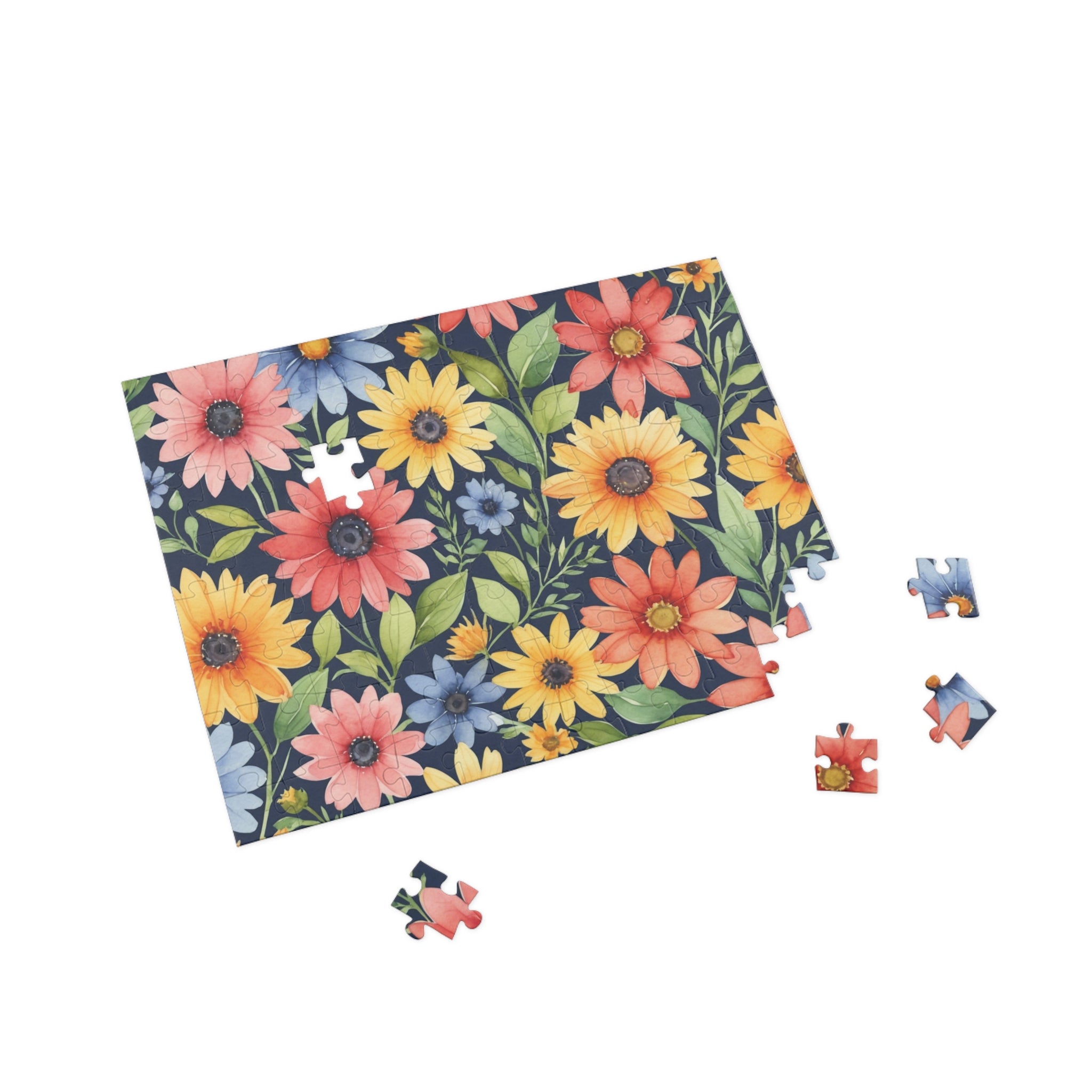Waterclor Flowers Puzzle (96, 252, 500, 1000-Piece)