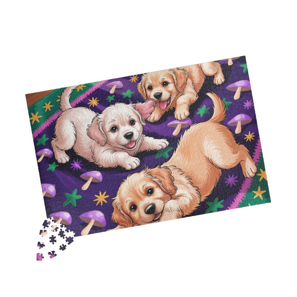 Dog Lovers Puzzle - 110, 252, 520, 1014-piece with Cute Puppies, Fun Gift for Pet Owners, Family Activities, Birthday, Holiday, Home Decor