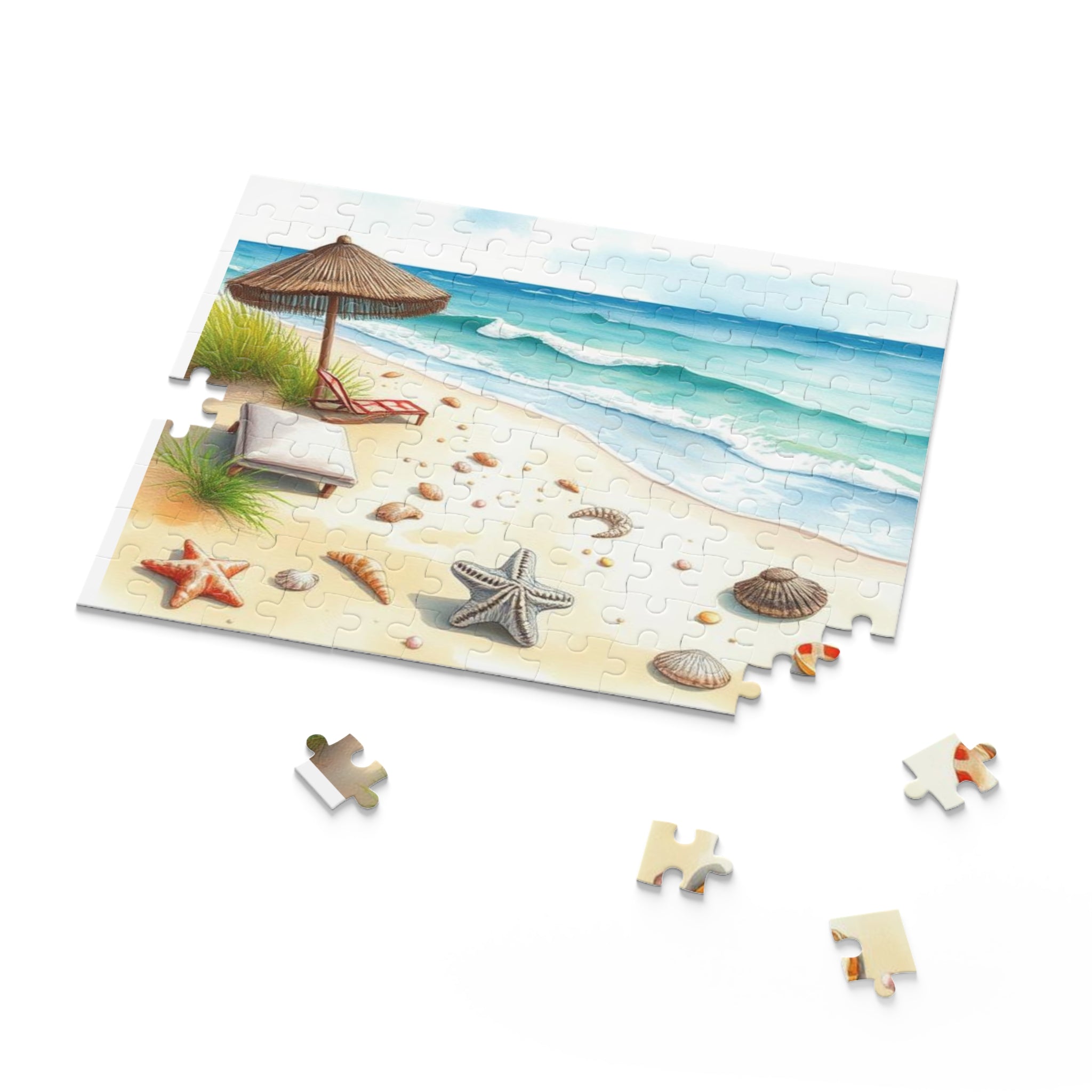 Beach Scene- Relaxing Coastal Series 2