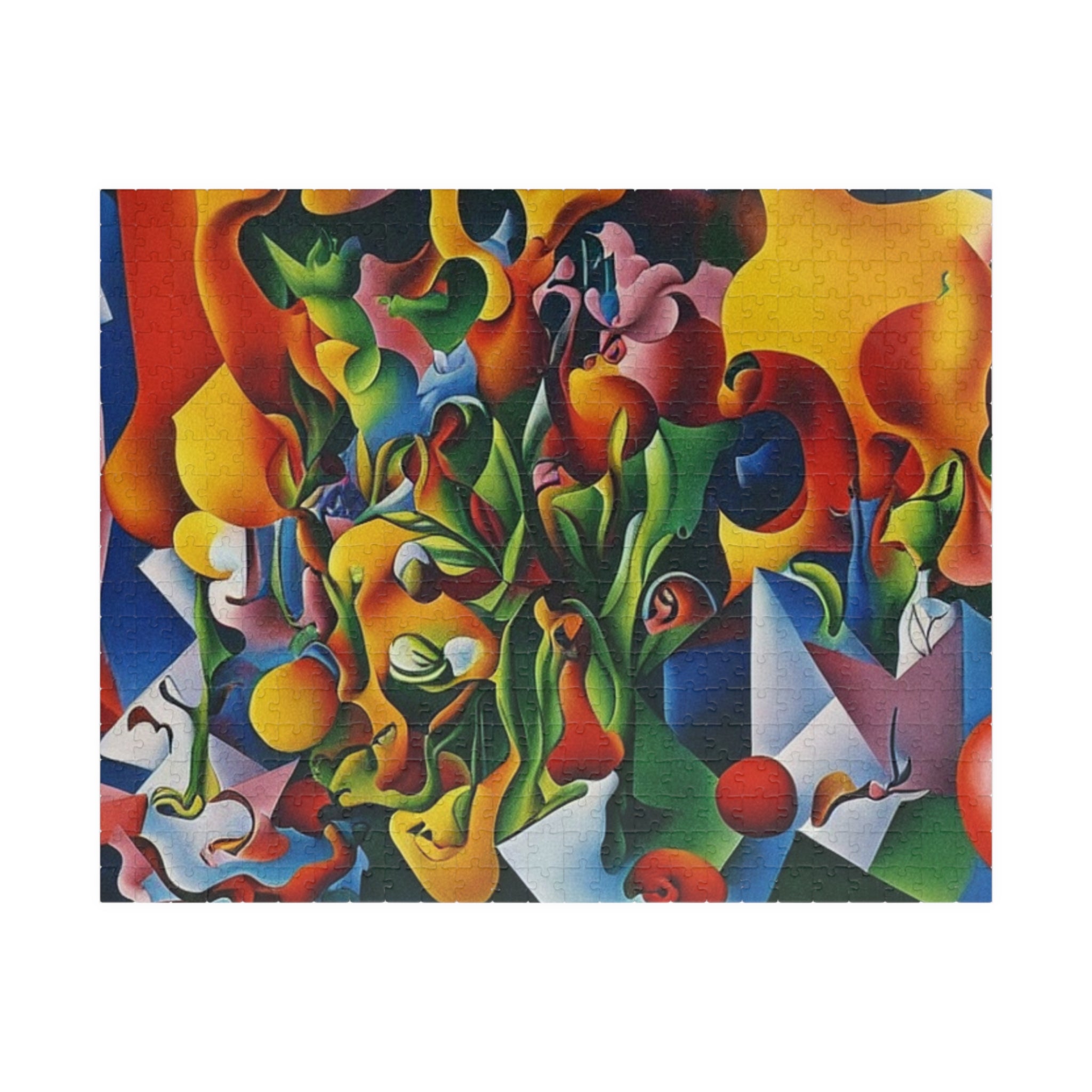 Abstract Flowers Series 1 Puzzle (110, 252, 520, 1014-piece)