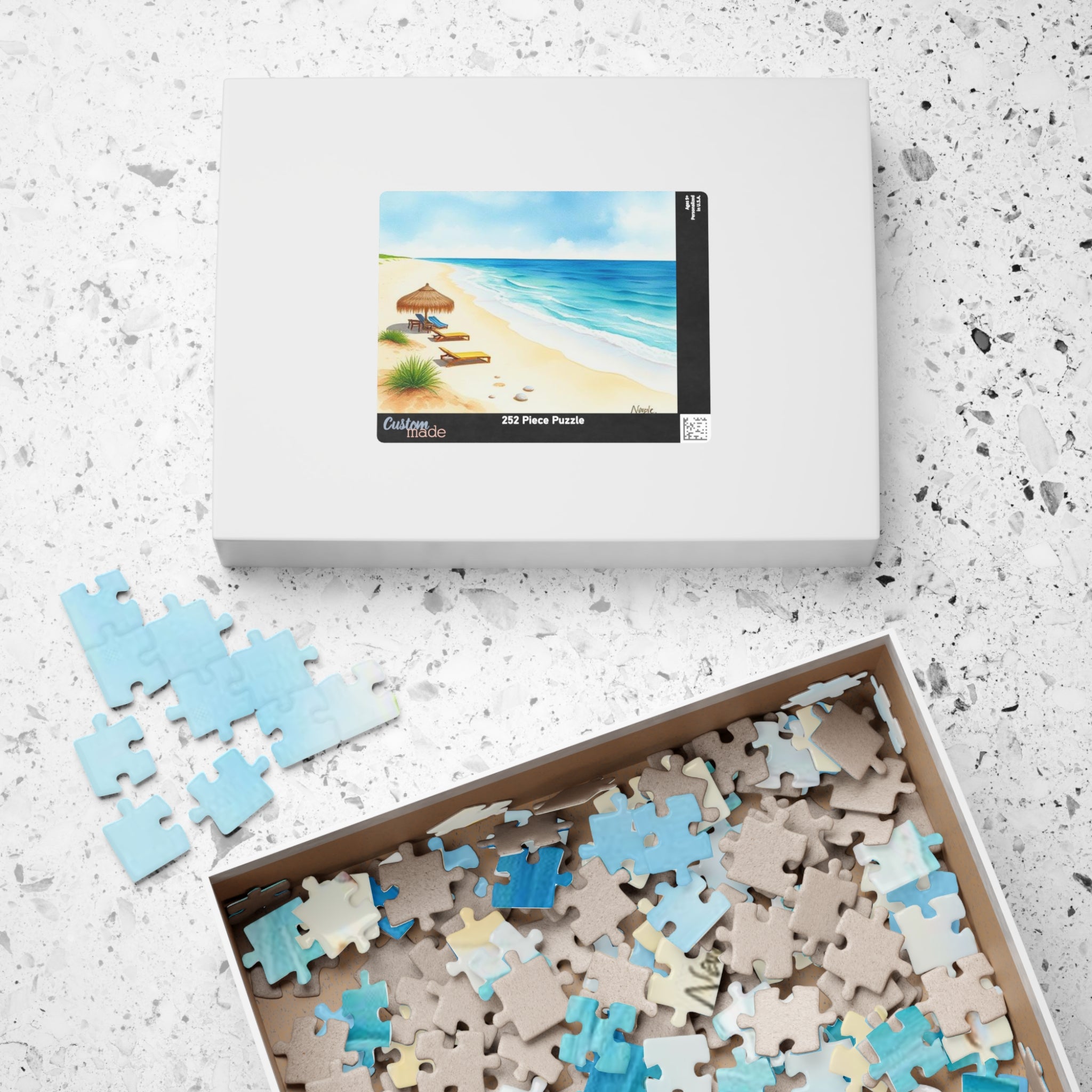 Serene Beach Scene Puzzle Series 3