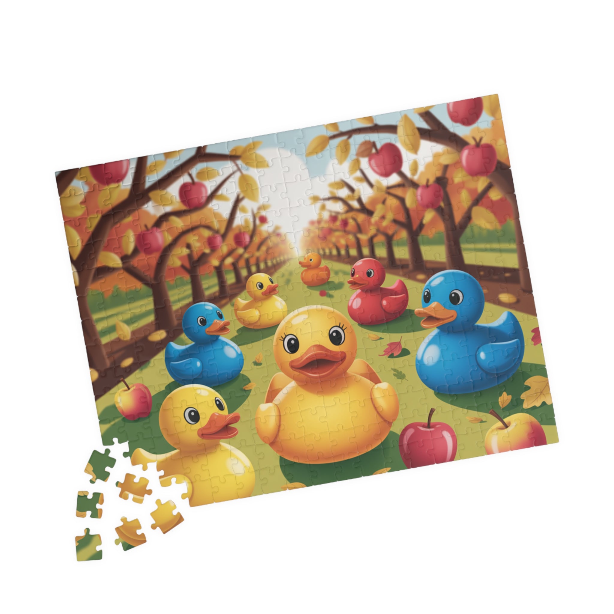 Autumn Apples Puzzle, Fun Family Activity, Perfect for Thanksgiving, Cozy Nights In, Unique Gift Idea, Seasonal Decor