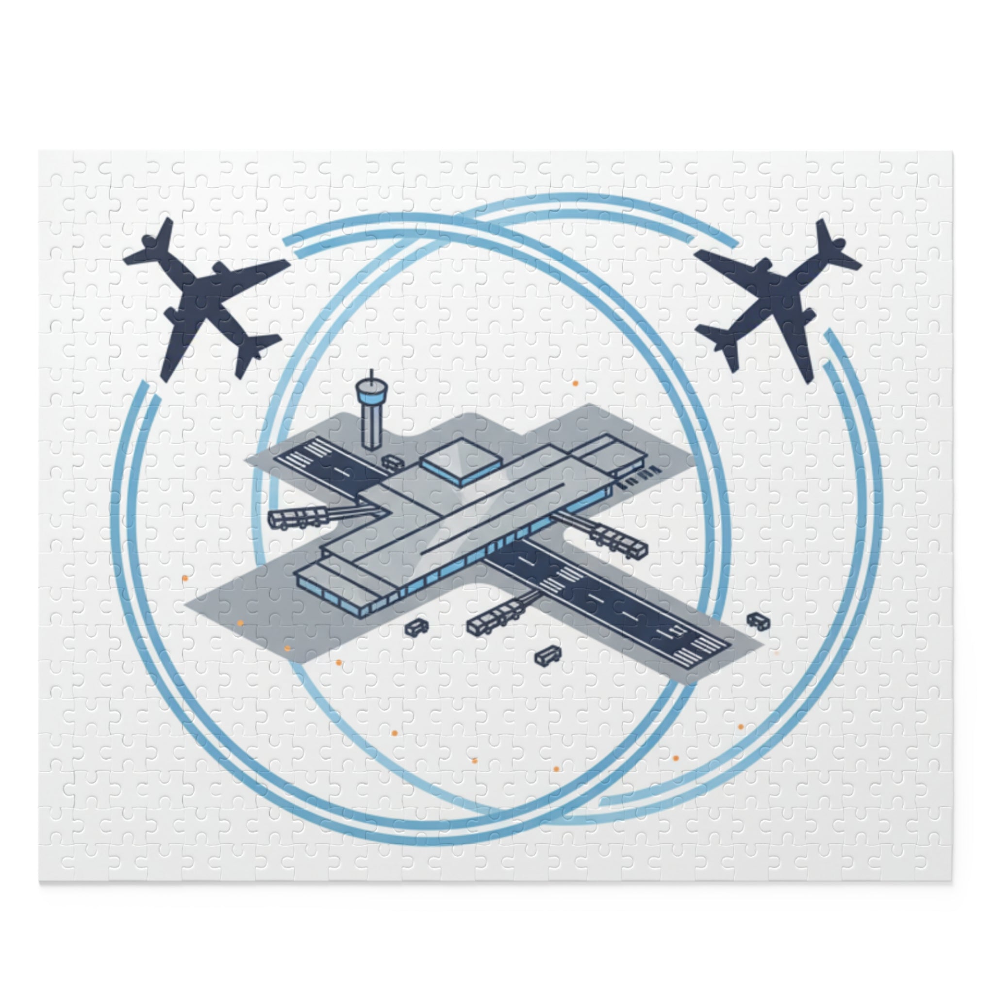 Airport & Airplane Jigsaw Puzzle — 120/252/500-Piece Travel Puzzle