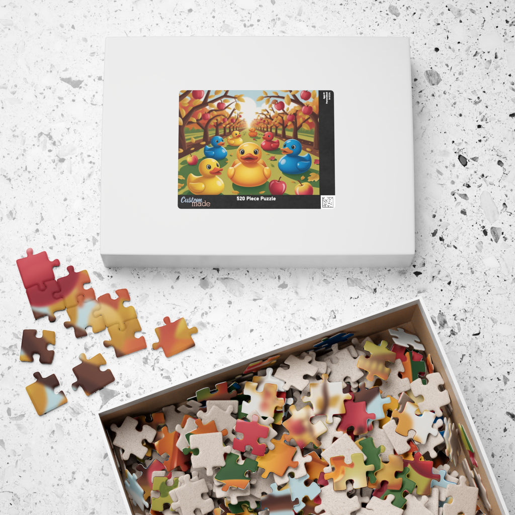Autumn Apples Puzzle, Fun Family Activity, Perfect for Thanksgiving, Cozy Nights In, Unique Gift Idea, Seasonal Decor